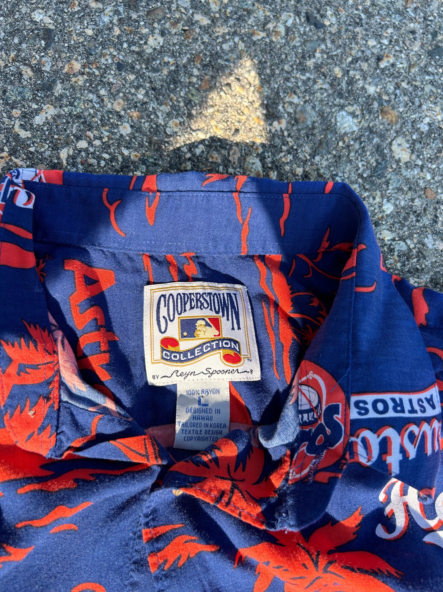 Vintage Houston Astros Hawaiian Shirt (L)