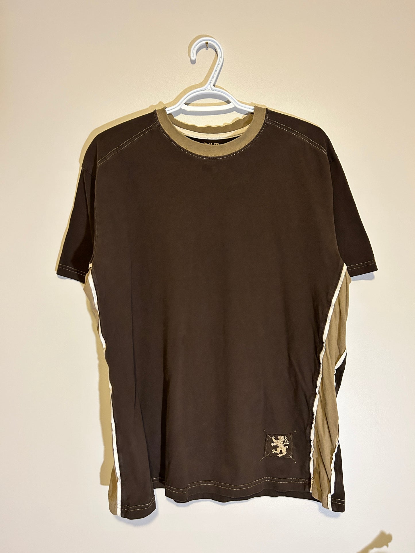 Y2K Brown Bum Equipment Tee (L)