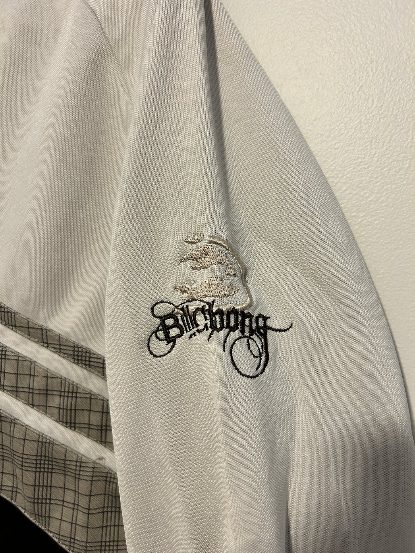 Y2K Brown Billabong Zip Sweater (L)