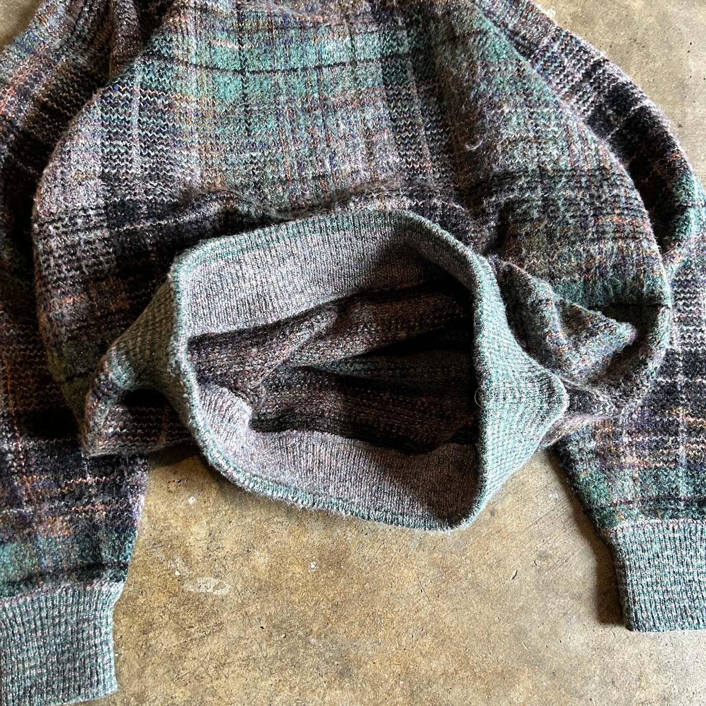 Vintage Woodwards Pastel Knit Sweater (L)