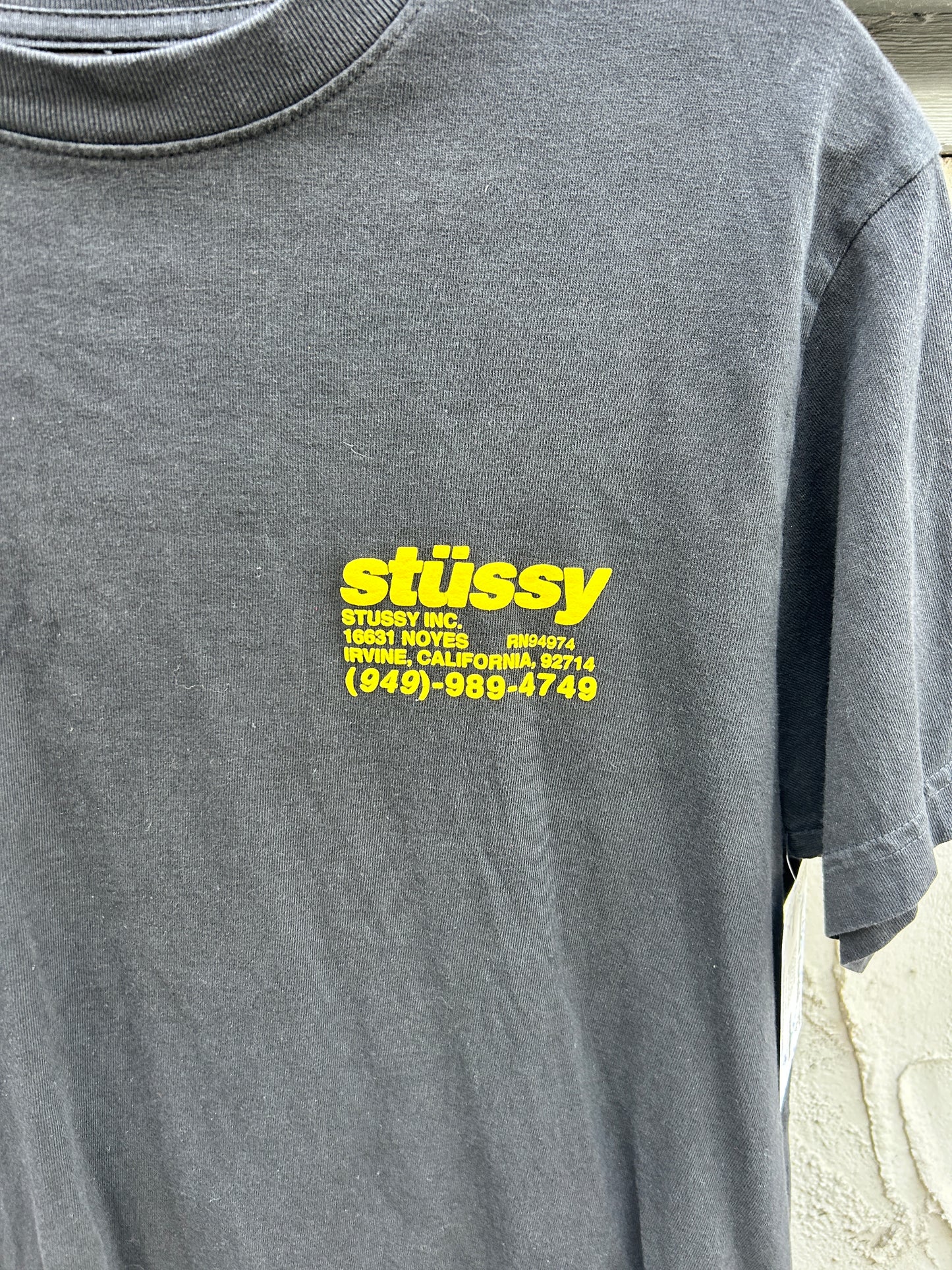 Vintage Stussy Yellow Surfer Tee (M)