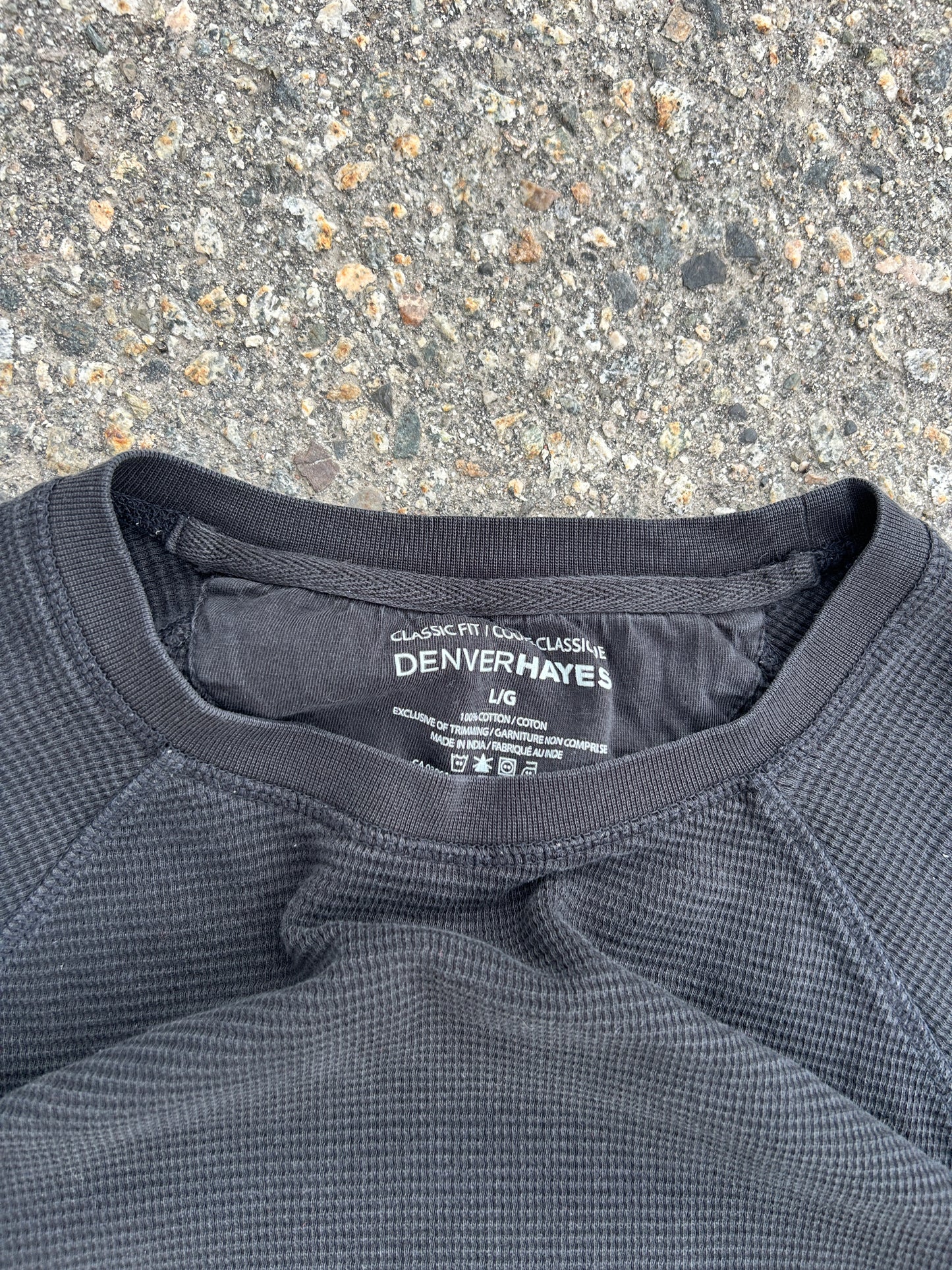 Black Denver Hayes LS Thermal (L)