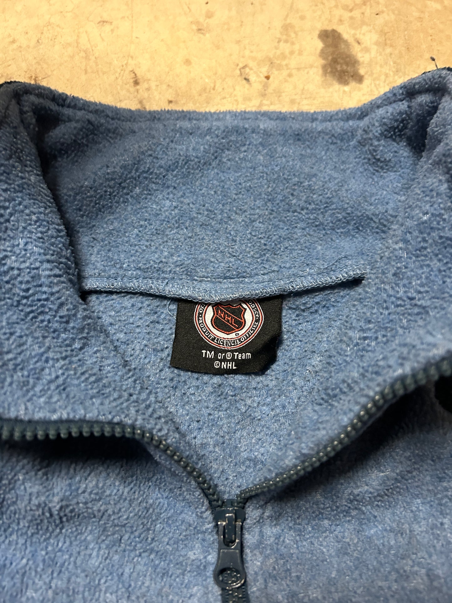 Vintage Canucks Quarter Zip Fleece (XL)