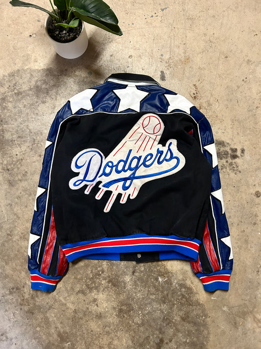 Vintage Jeff Hamilton MLB LA Dodgers Star Jacket (L)