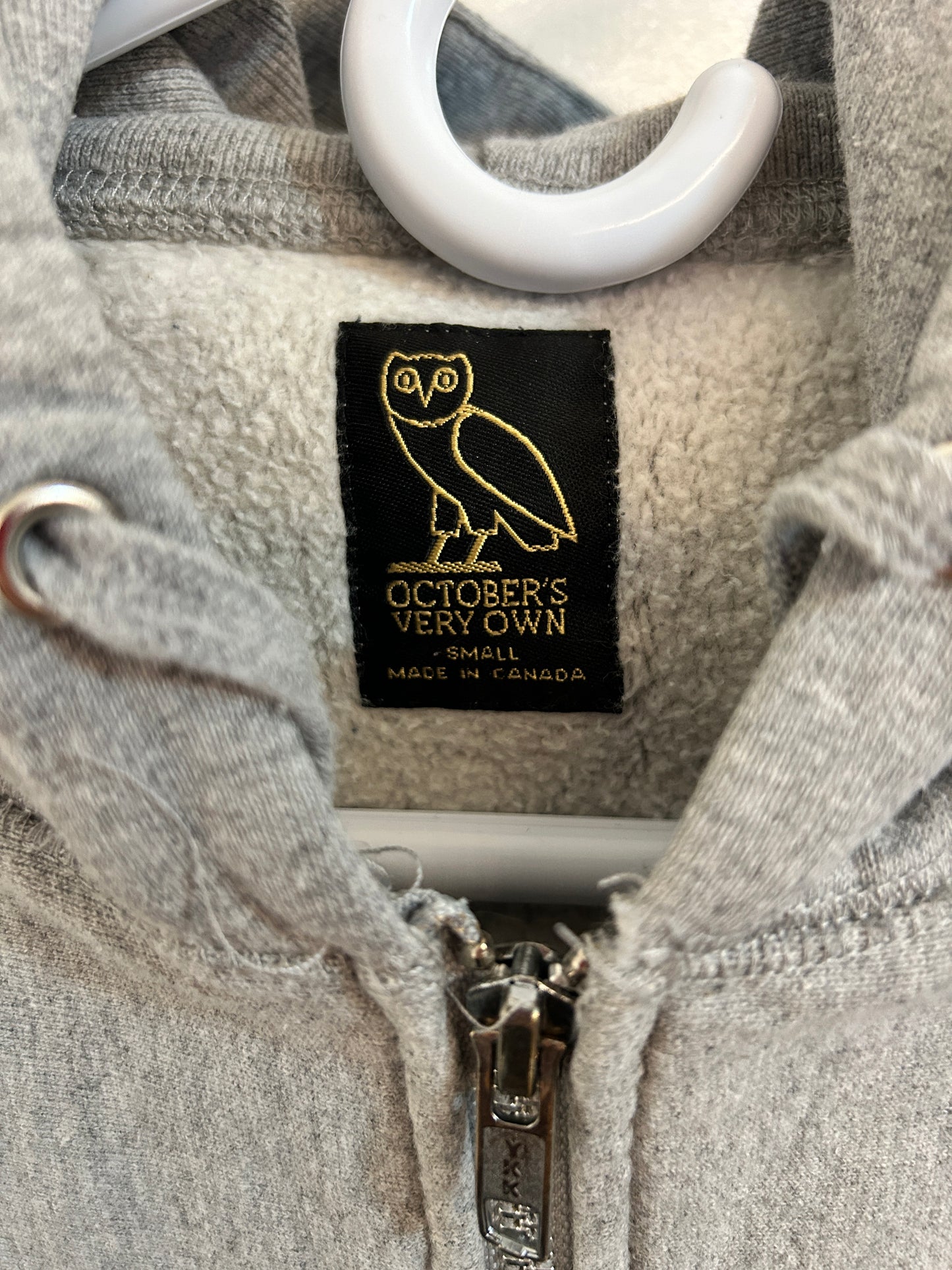 Grey OVO Zip Hoodie (S)