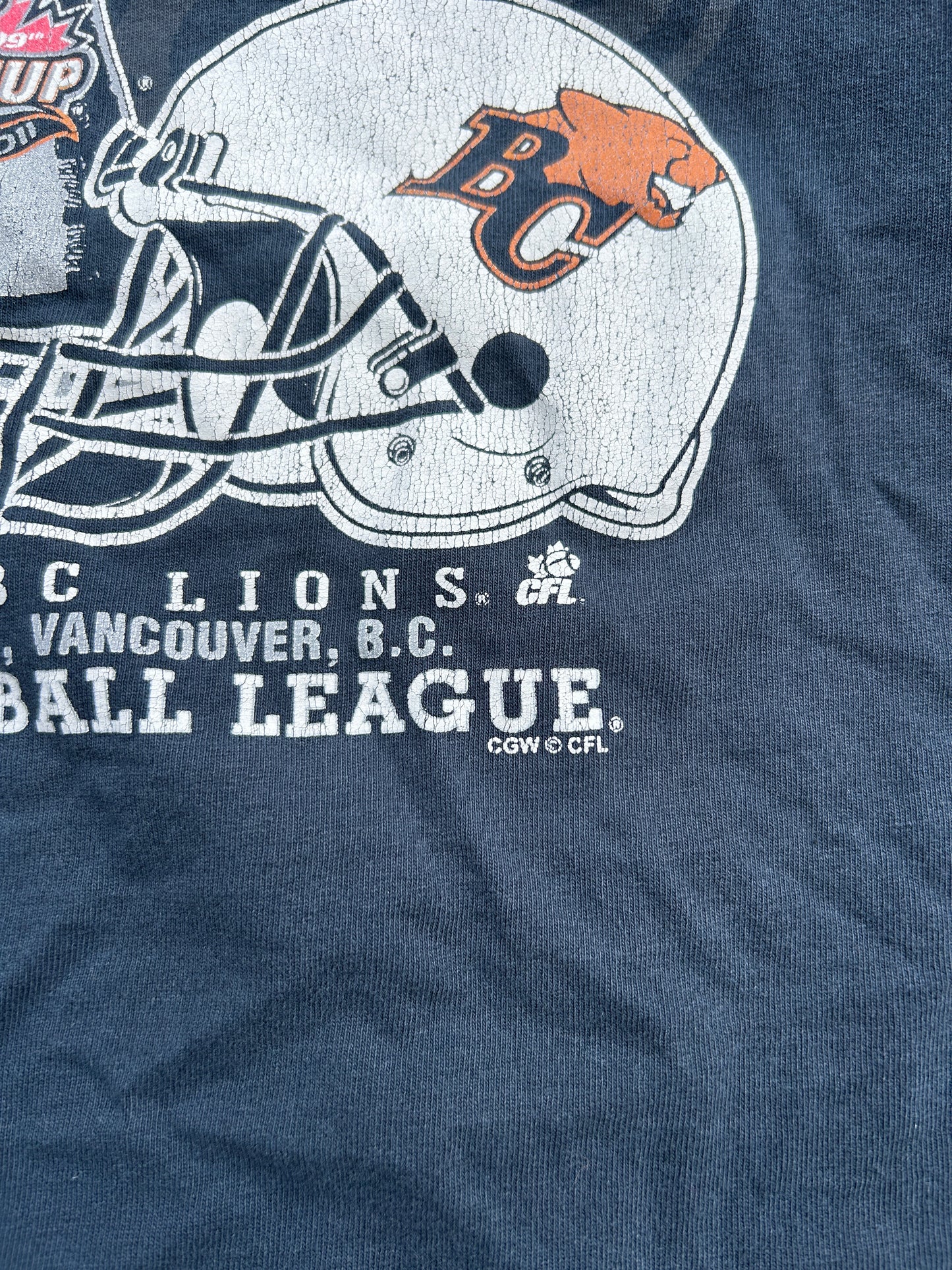 2011 Grey Cup BC Lions Champs Tee (XL)
