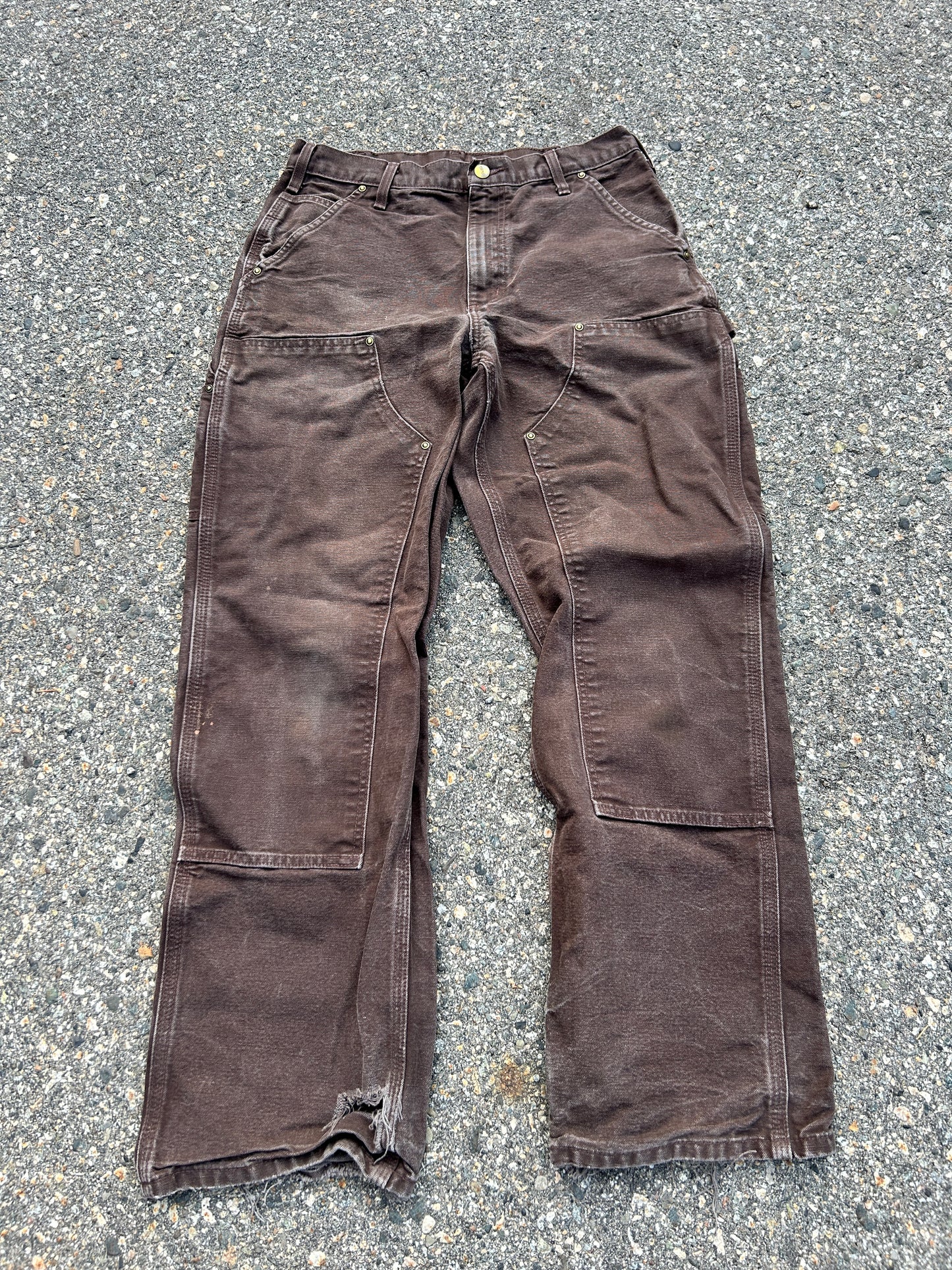 Brown Carhartt Double Knees (32x32)