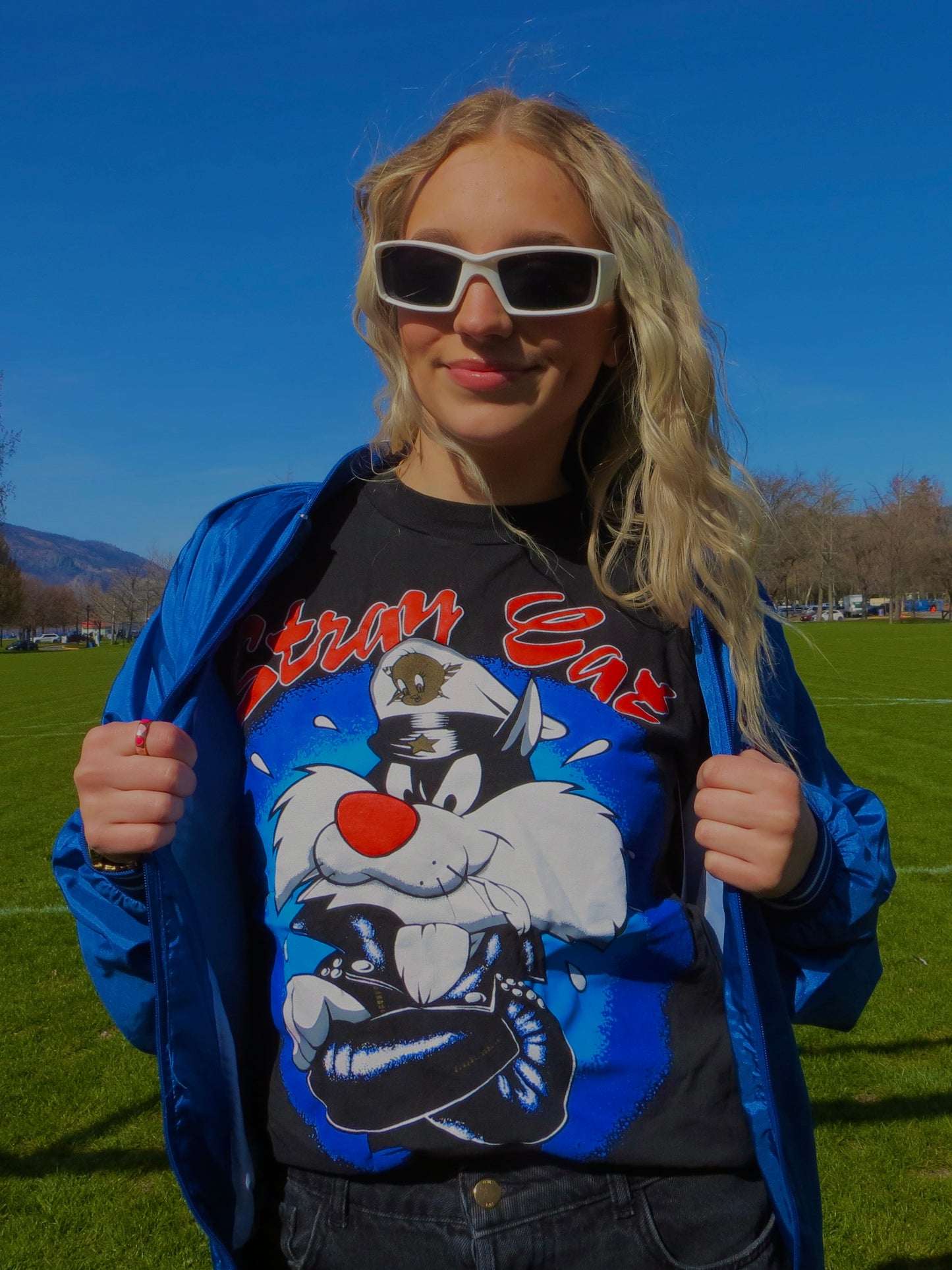 Vintage 1989 Sylvester Stray Cat Tee (M)