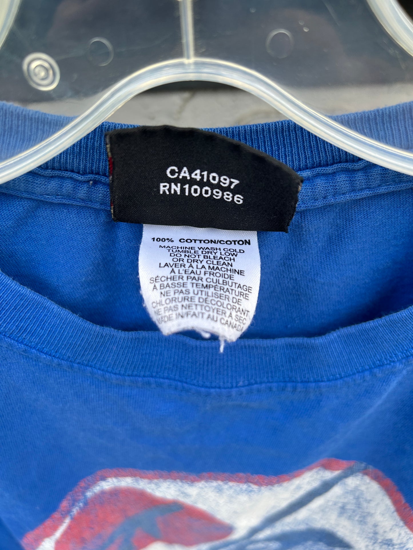 Blue Faded Winnipeg Jets Tee (L)