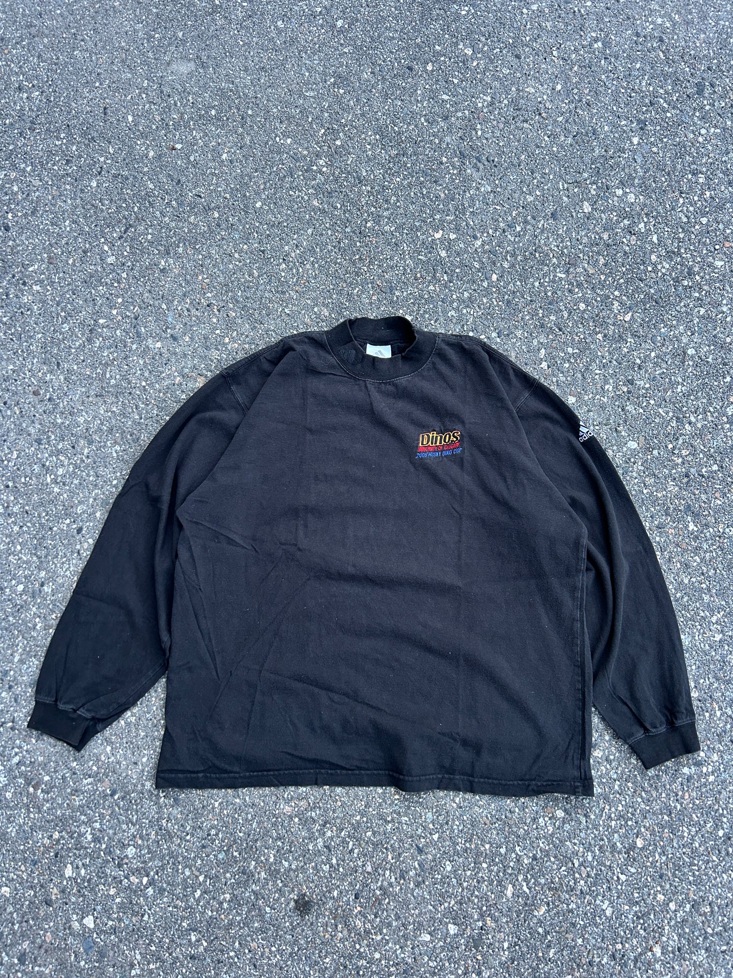 2005 Adidas University of Calgary Mock Neck LS Shirt (L)