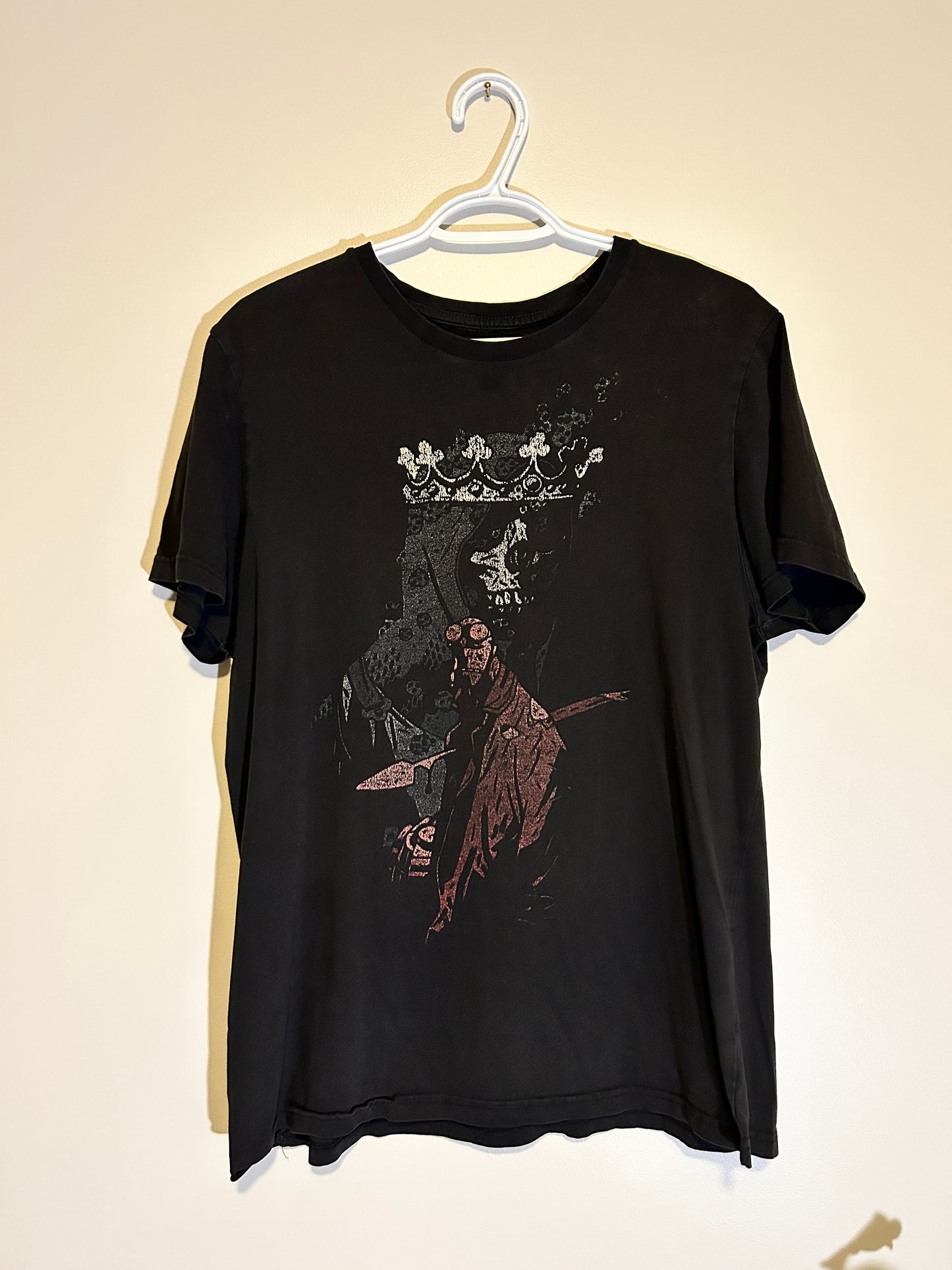 Faded Hellboy Graphic Tee (L)