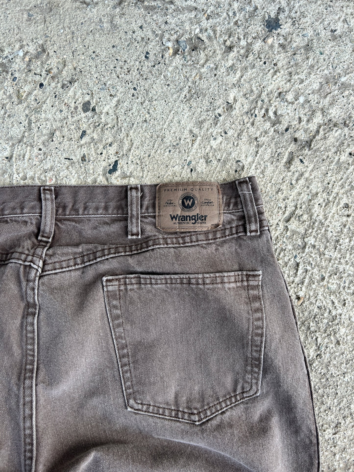 Light Brown Wrangler Jeans (38x30)