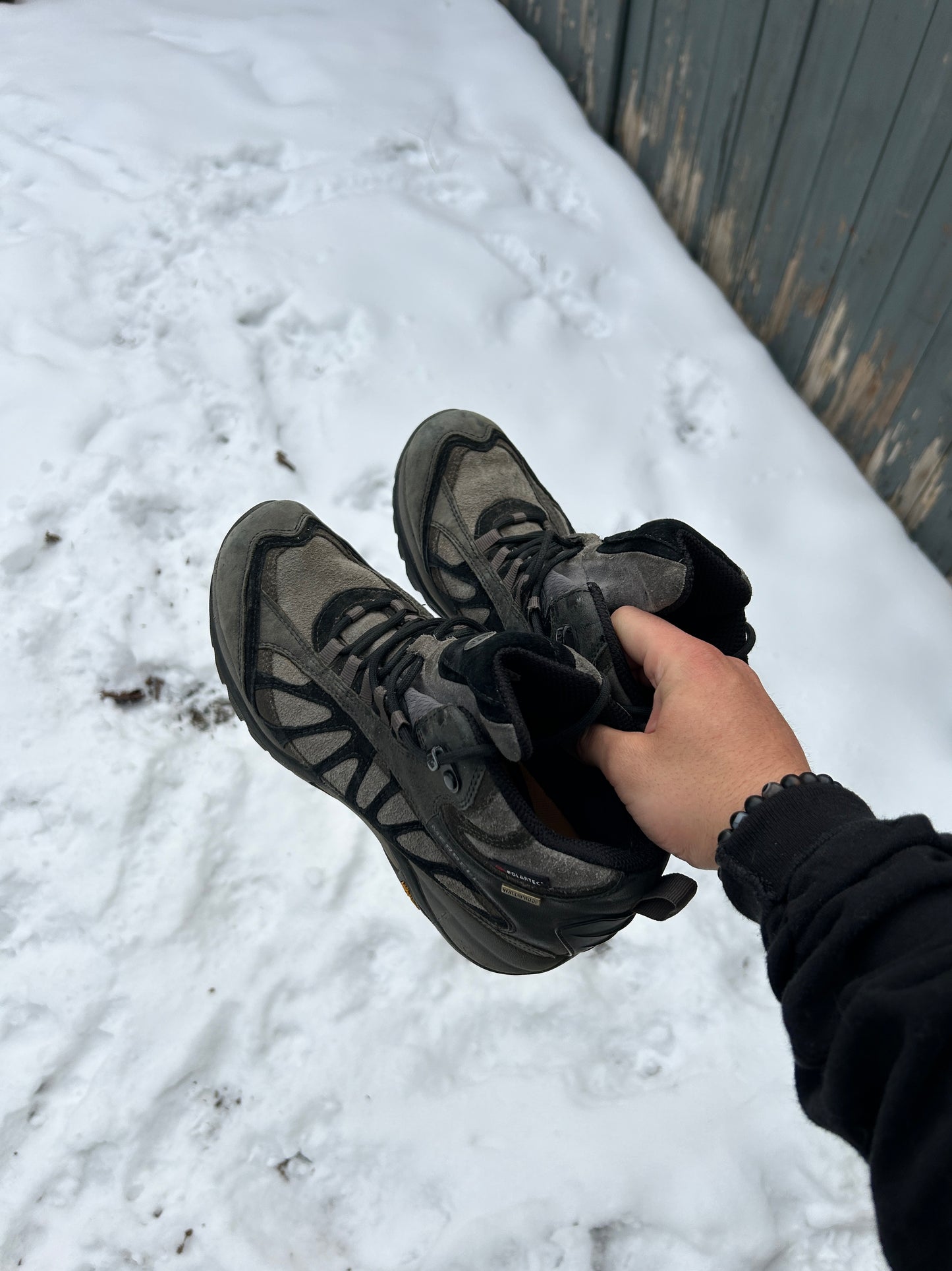 Vintage Merrel Polartec Hiking Boots (9M)