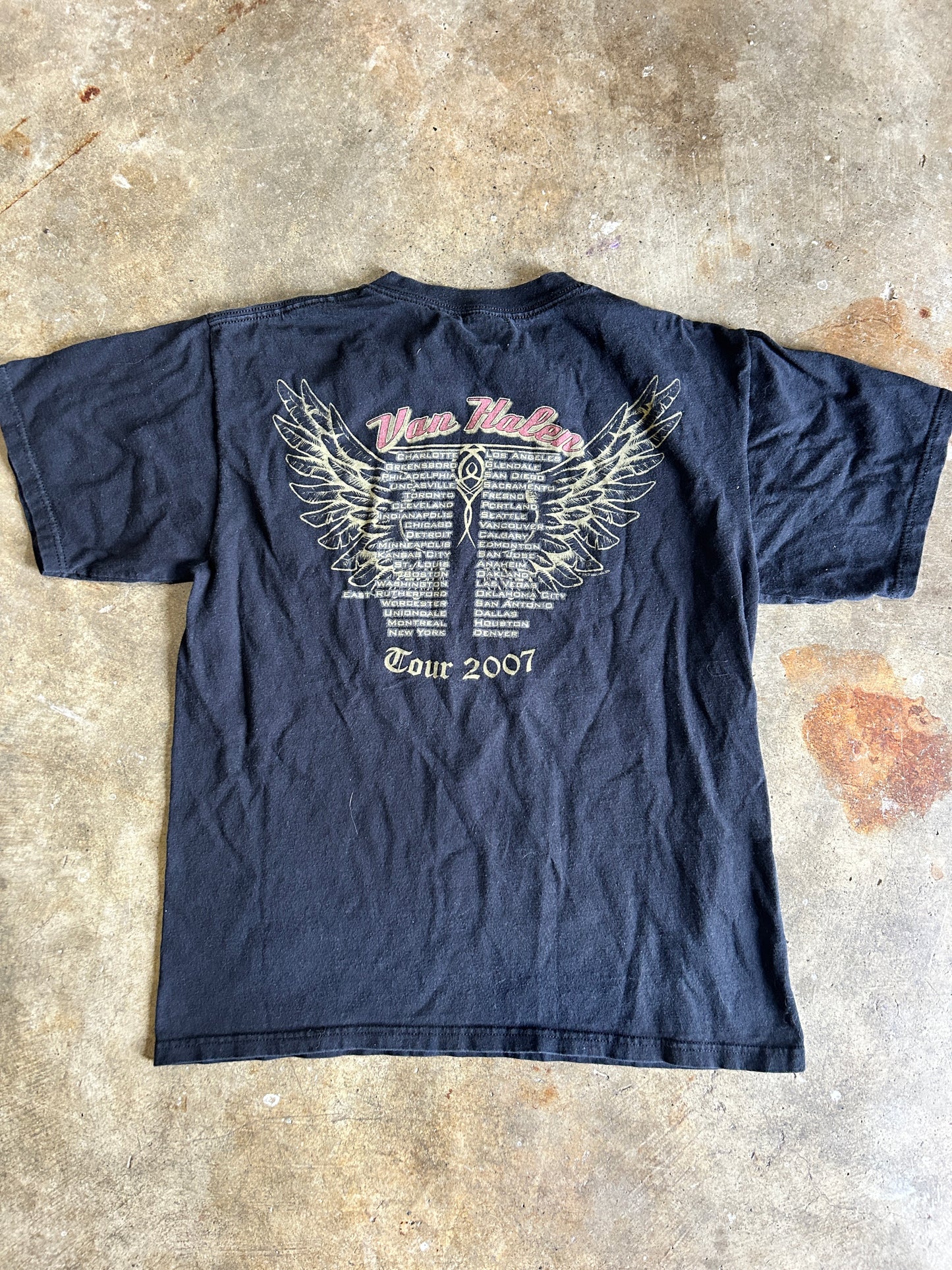 Vintage 2007 Van Halen Tour Tee (M)