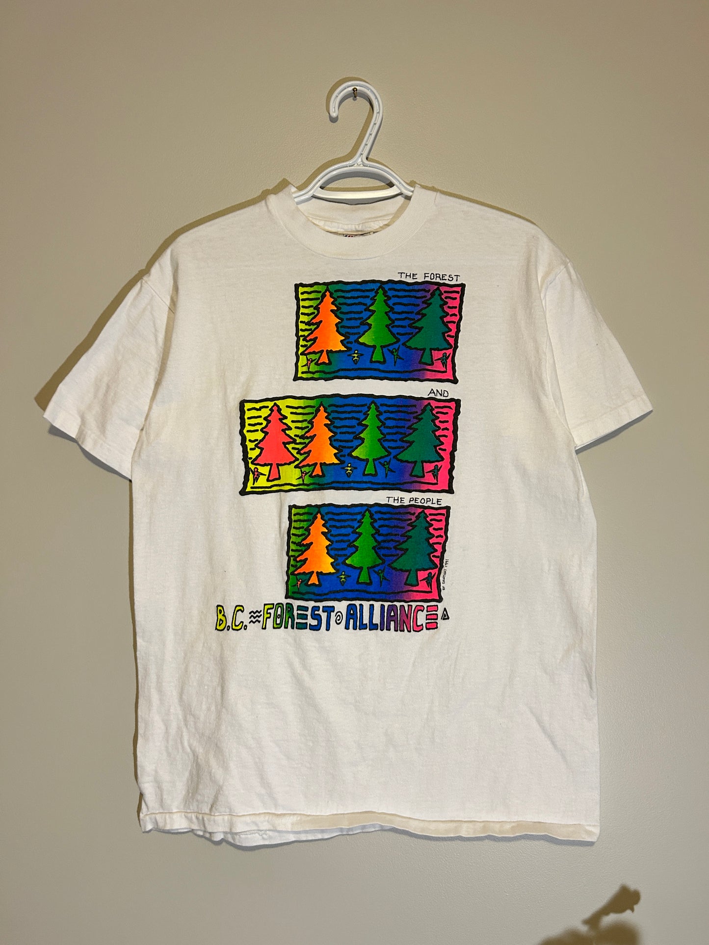 Vintage 1991 BC Forest Alliance Tee (L)