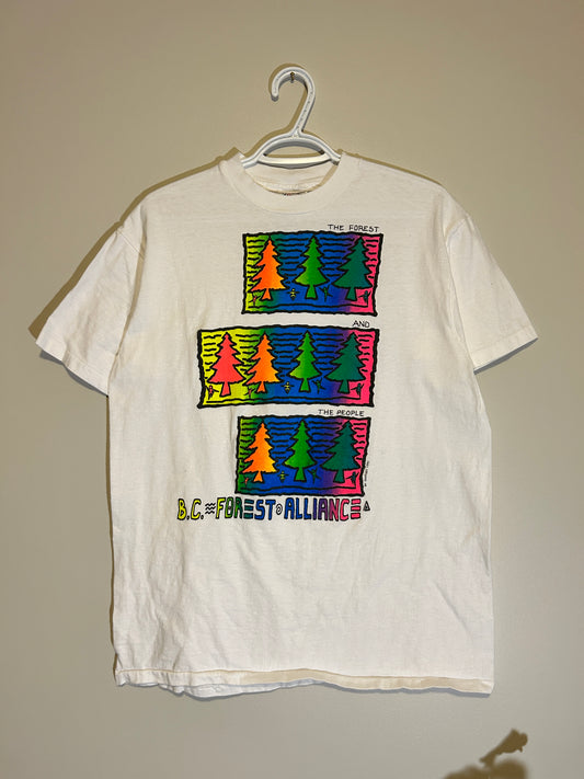 Vintage 1991 BC Forest Alliance Tee (L)