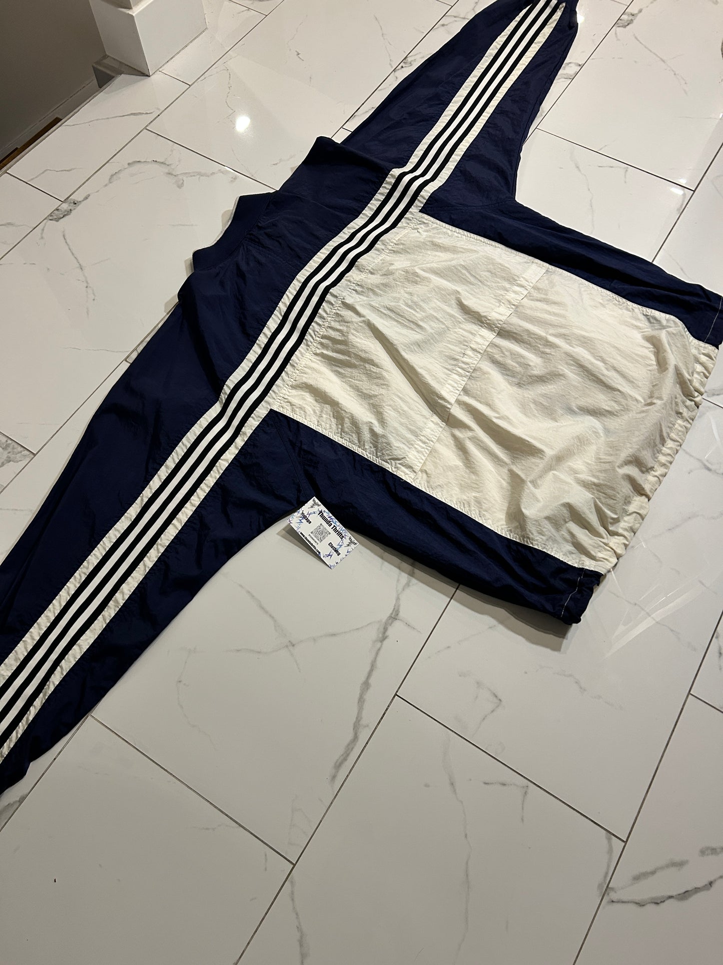 Vintage Adidas Striped Windbreaker (XL)
