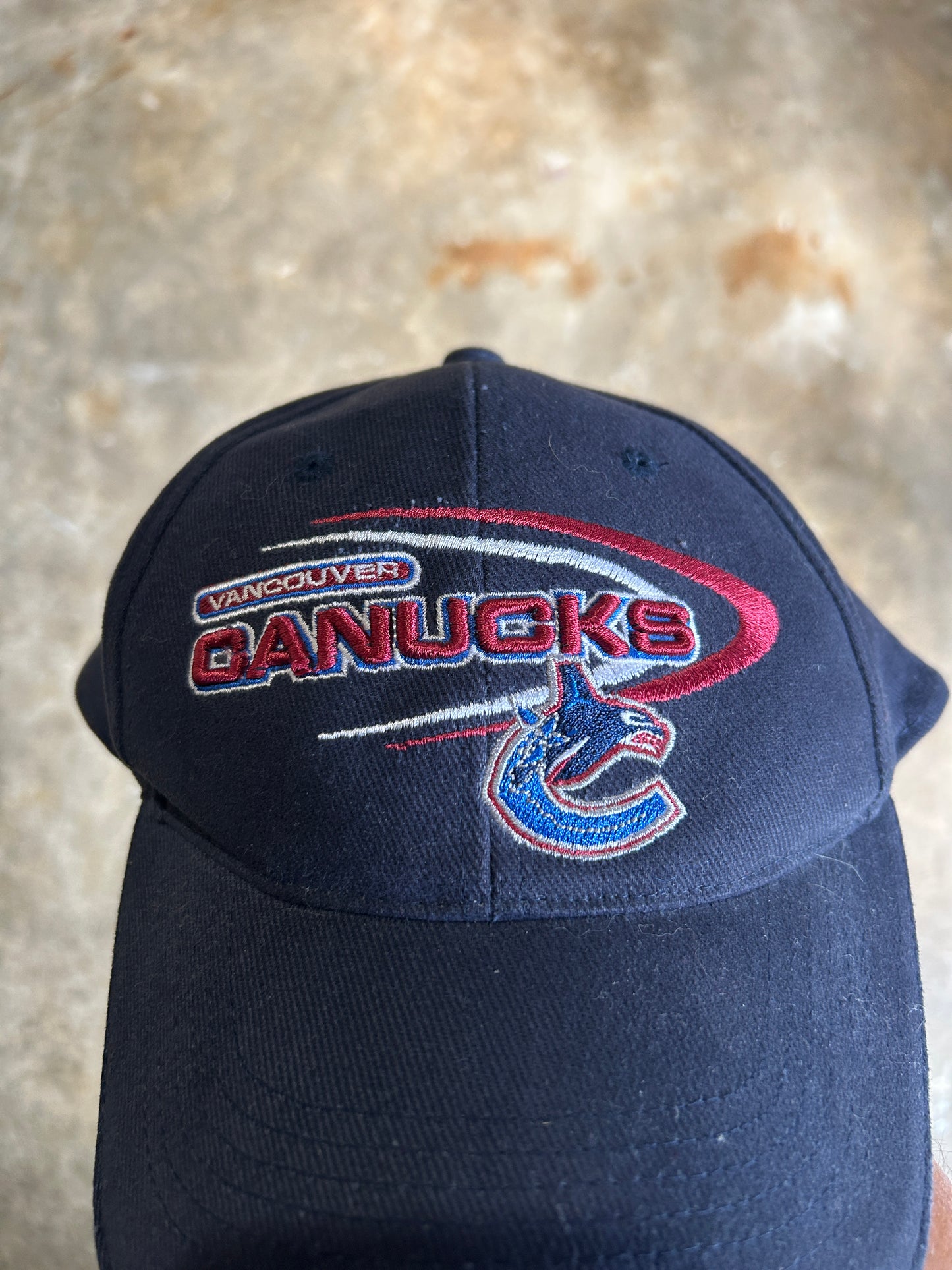 Vintage 90’s Canucks Velcro-Back Hat