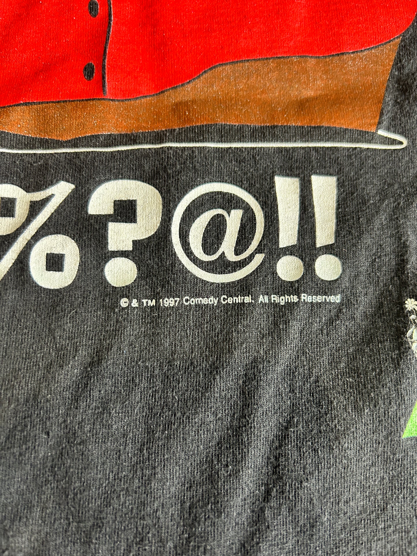 Vintage 1997 South Park Eric Cartman Cursing Tee (L)