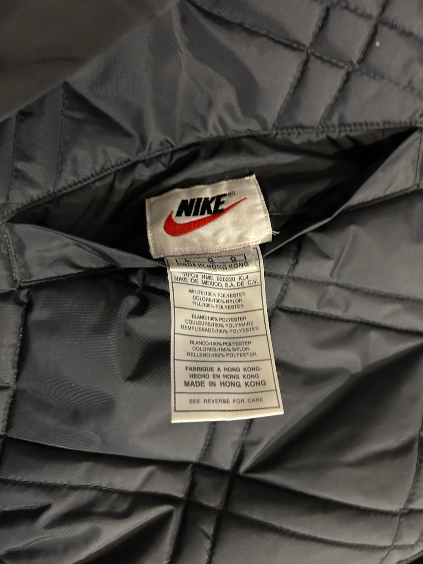 Vintage 90’s Nike Quilted Reversible Jacket (XL)