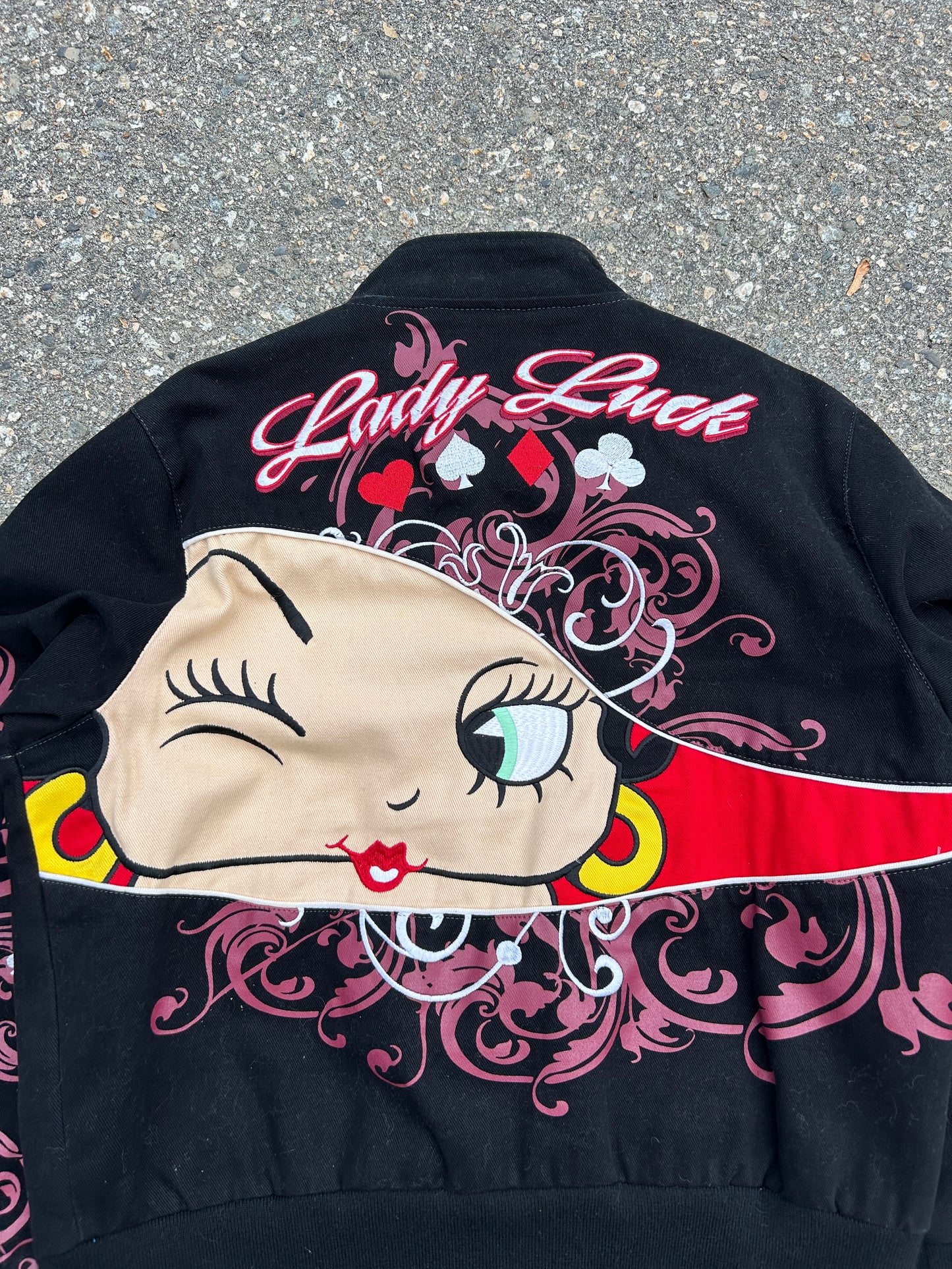 Vintage 2006 Betty Boop Jeff Hamilton Racing Style Jacket (L)