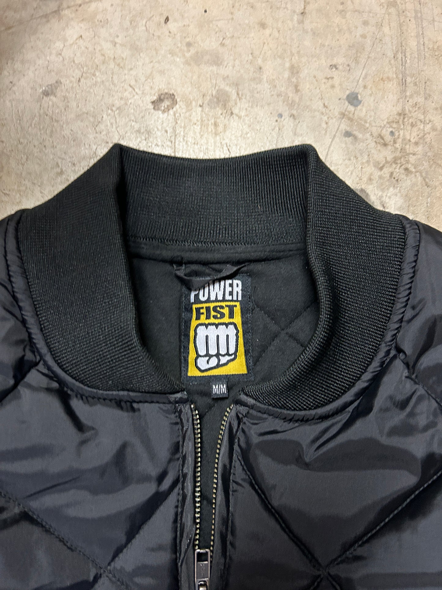 Power Fist Insulated Quilt Zip Jacket (M)