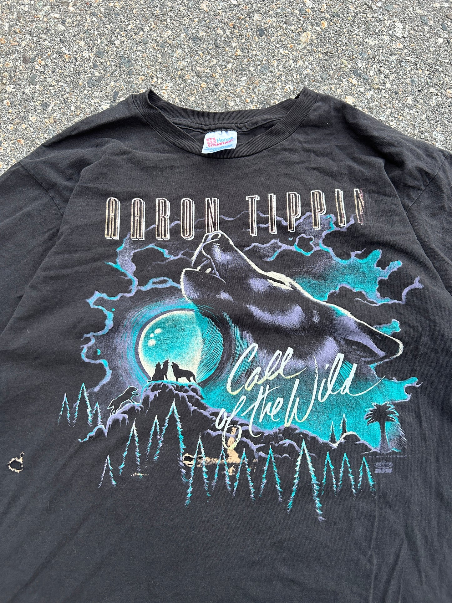 Vintage 1993 Aaron Tippin Call of the Wild Tour Tee (XL)