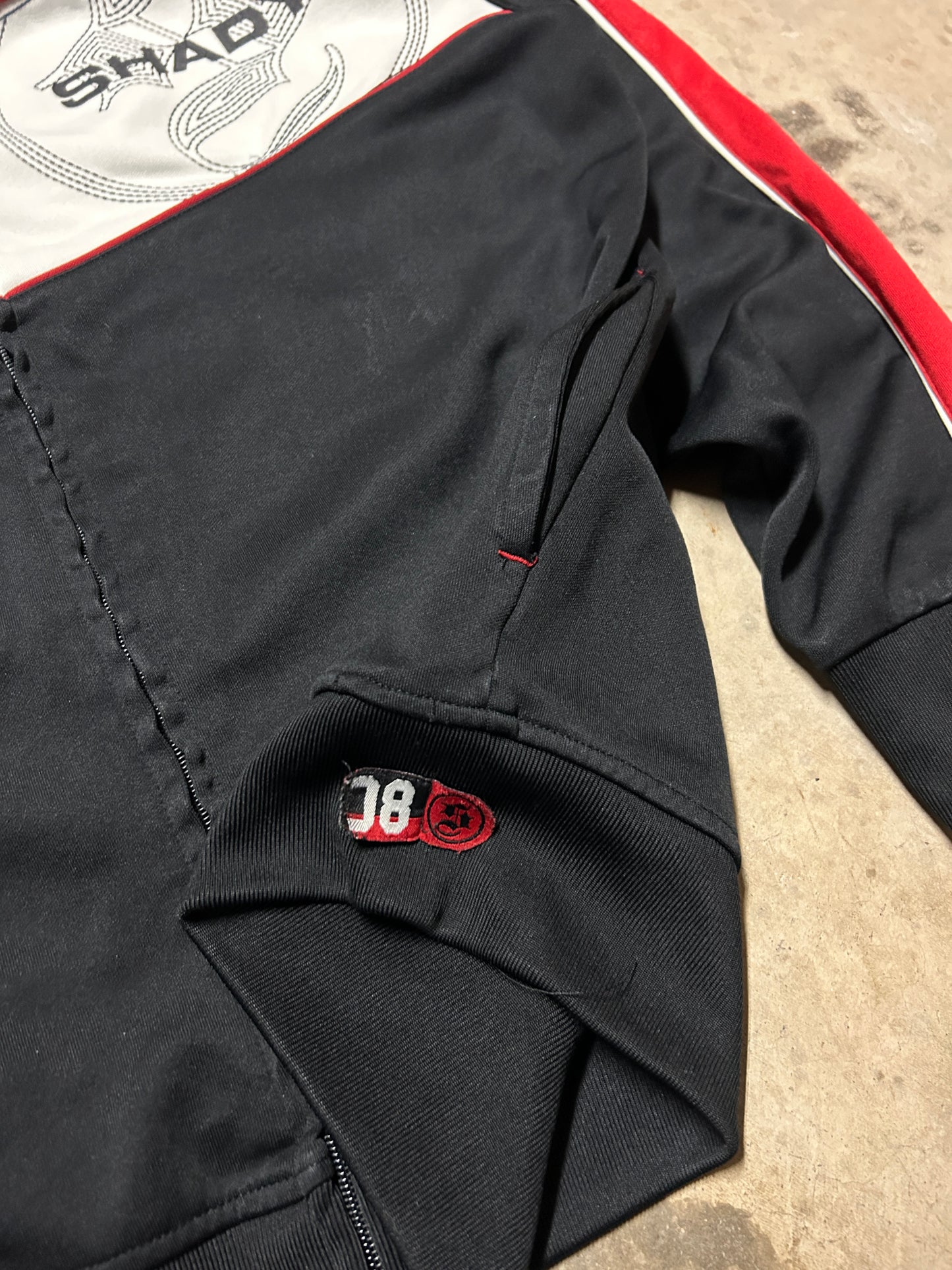 Y2K Eminem Shady Zip Track Jacket (L)