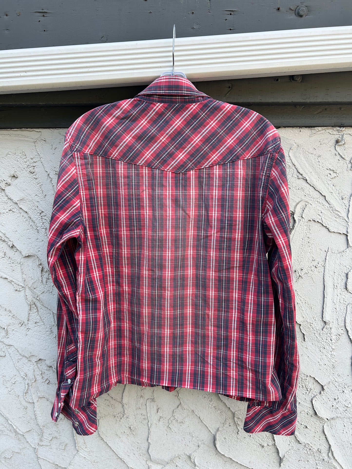 Y2K Cropped True Religion Button Up (L)