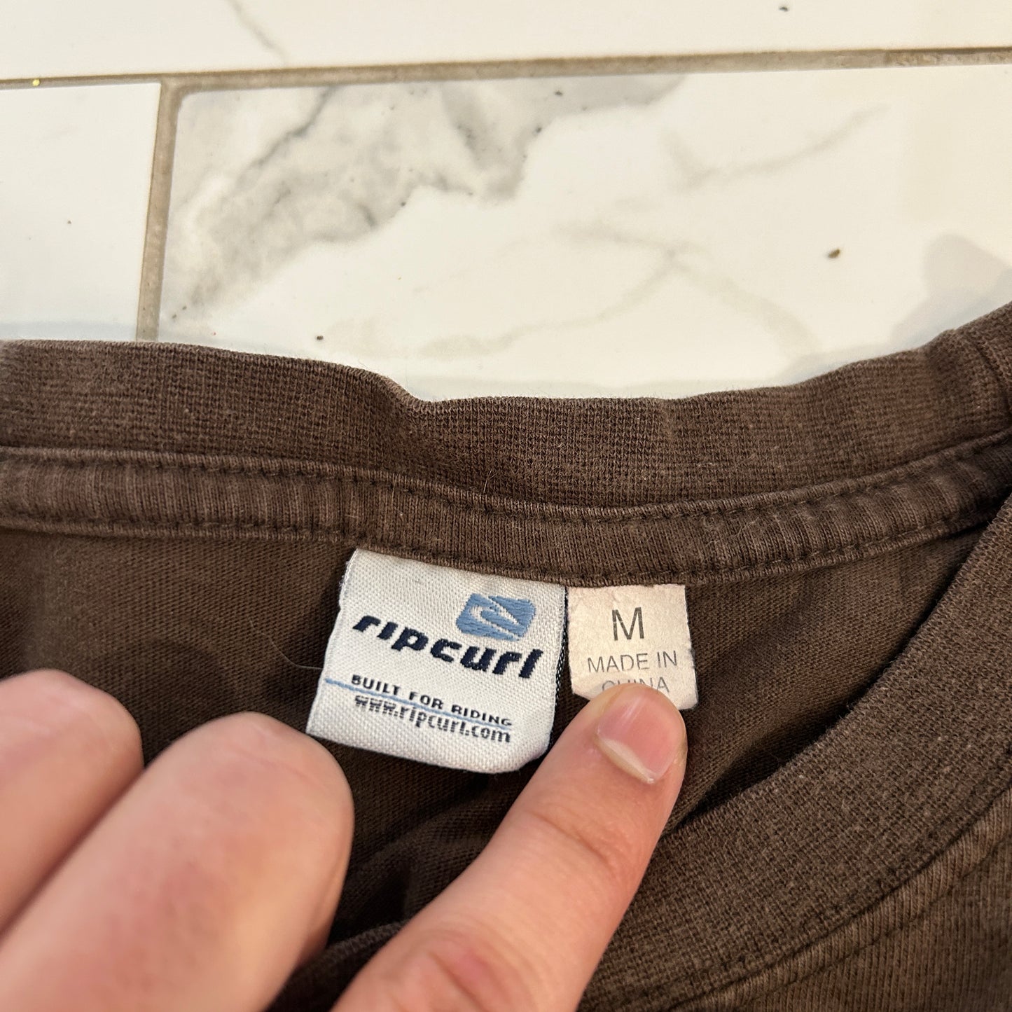 Brown Ripcurl Australia Tee (M)