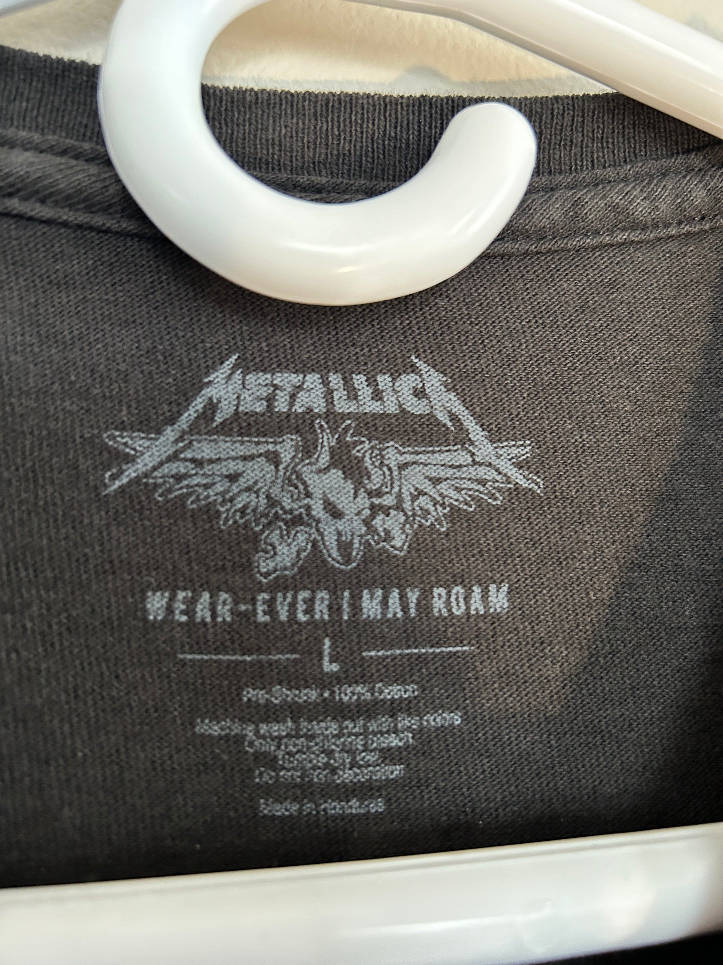 Metallica 2017 World Wired Tour Tee (L)