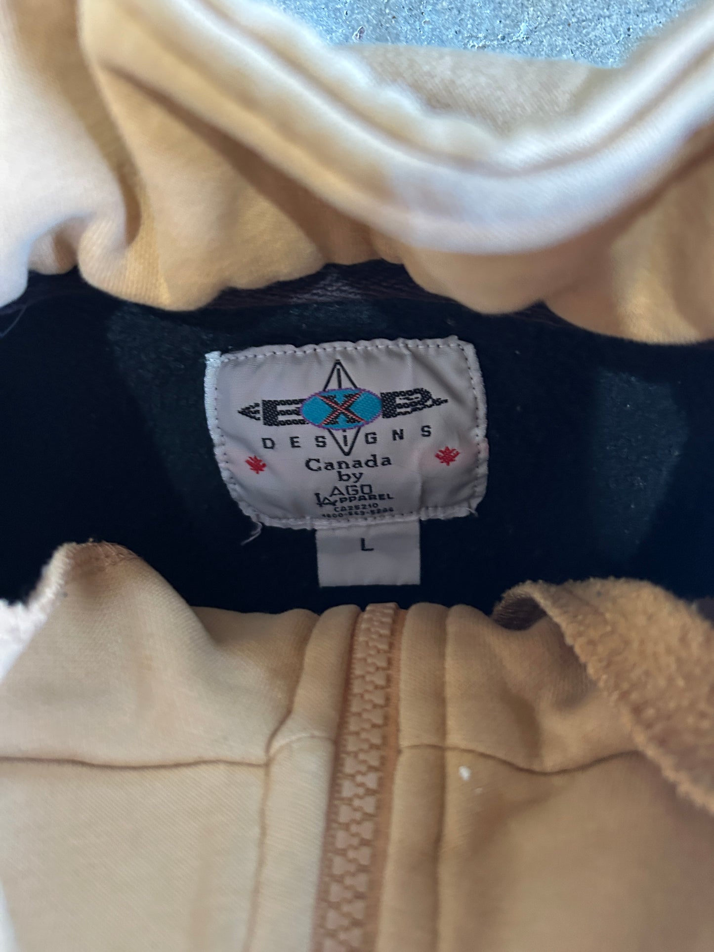Vintage Double Collar Quarter Zip Douglas Lake Ranch Sweater (L)