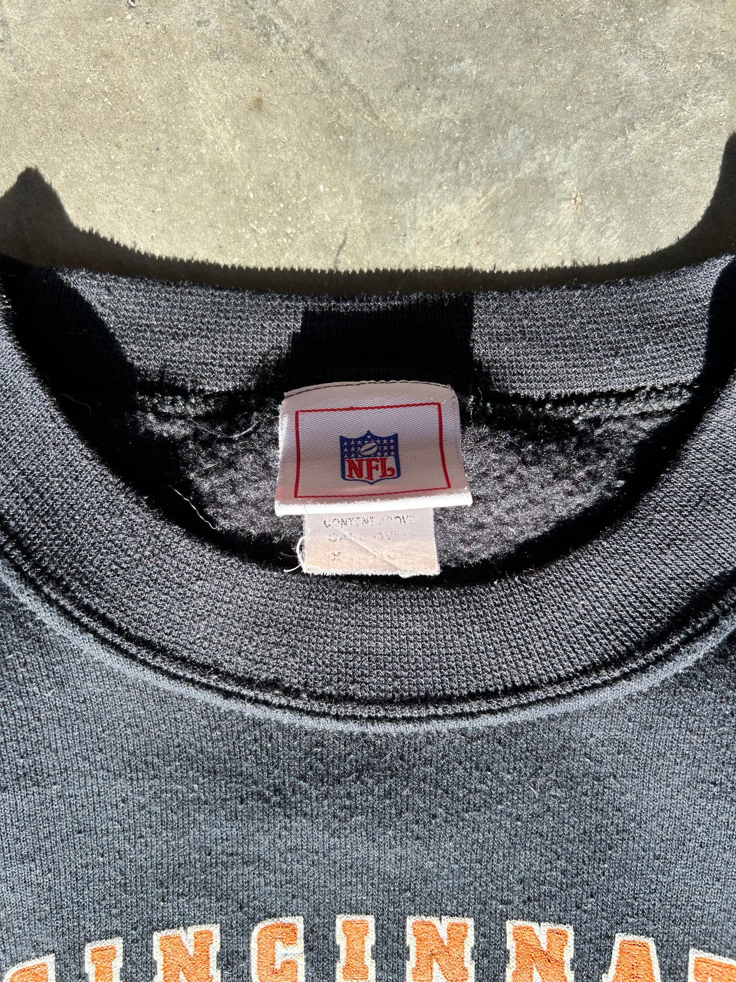 Black Cincinnati Bengals NFL Crewneck (XL)
