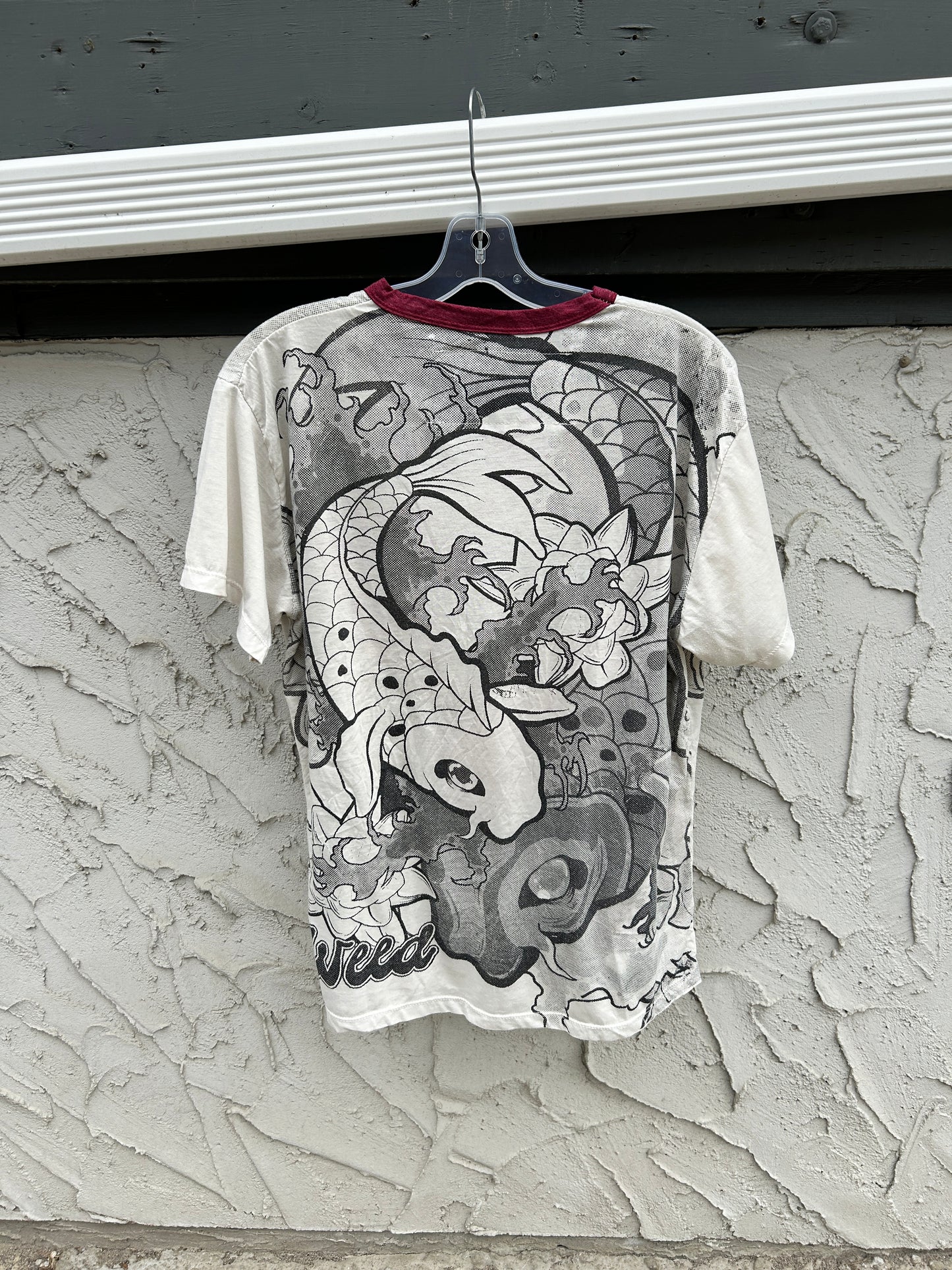 Vintage Weed Koi Fish AOP Tee (L)