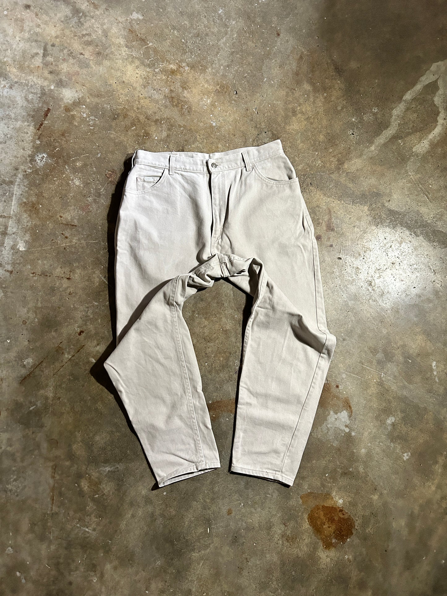 Vintage Lee Beige Jeans (36x32)