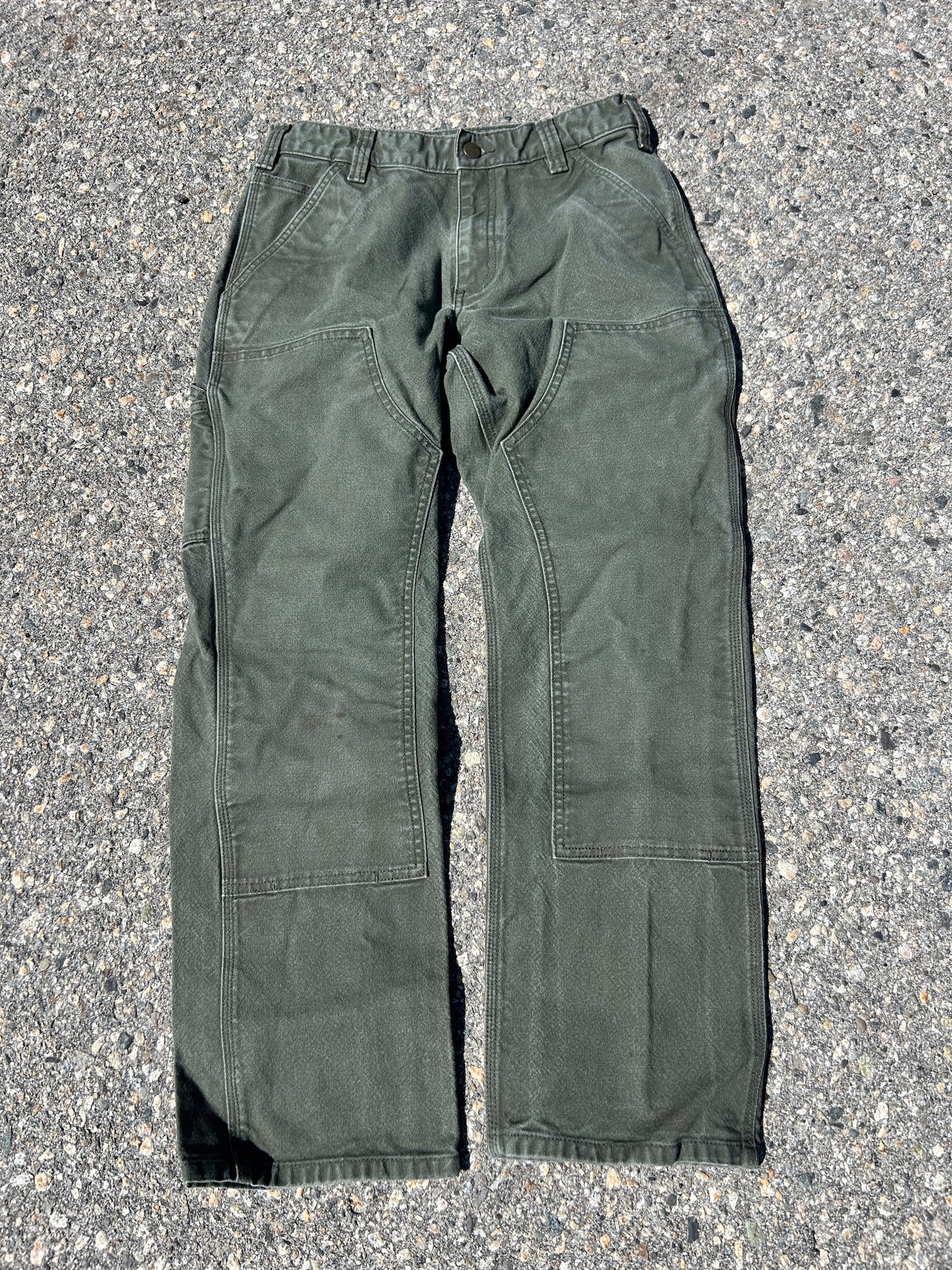 Green Carhartt Double Knee Pants (30x30)
