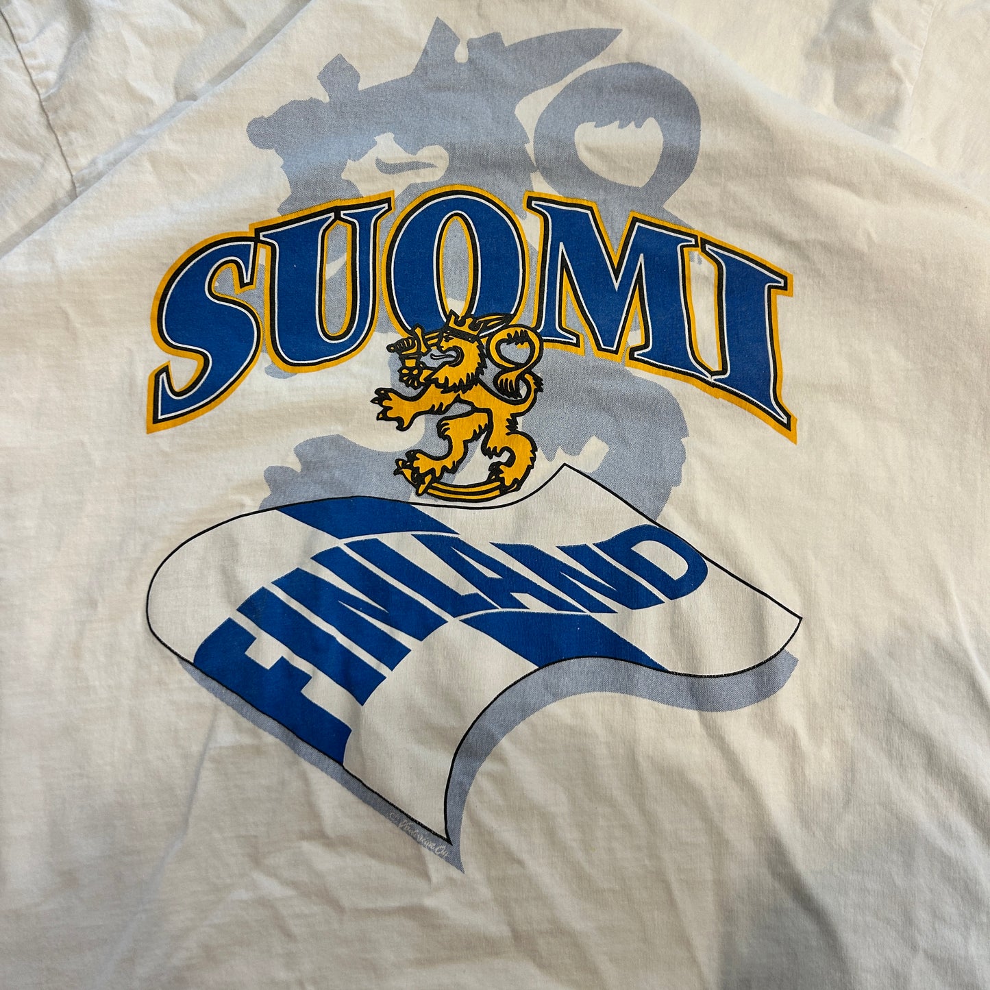 Vintage Suomi Finland Tee (XL)