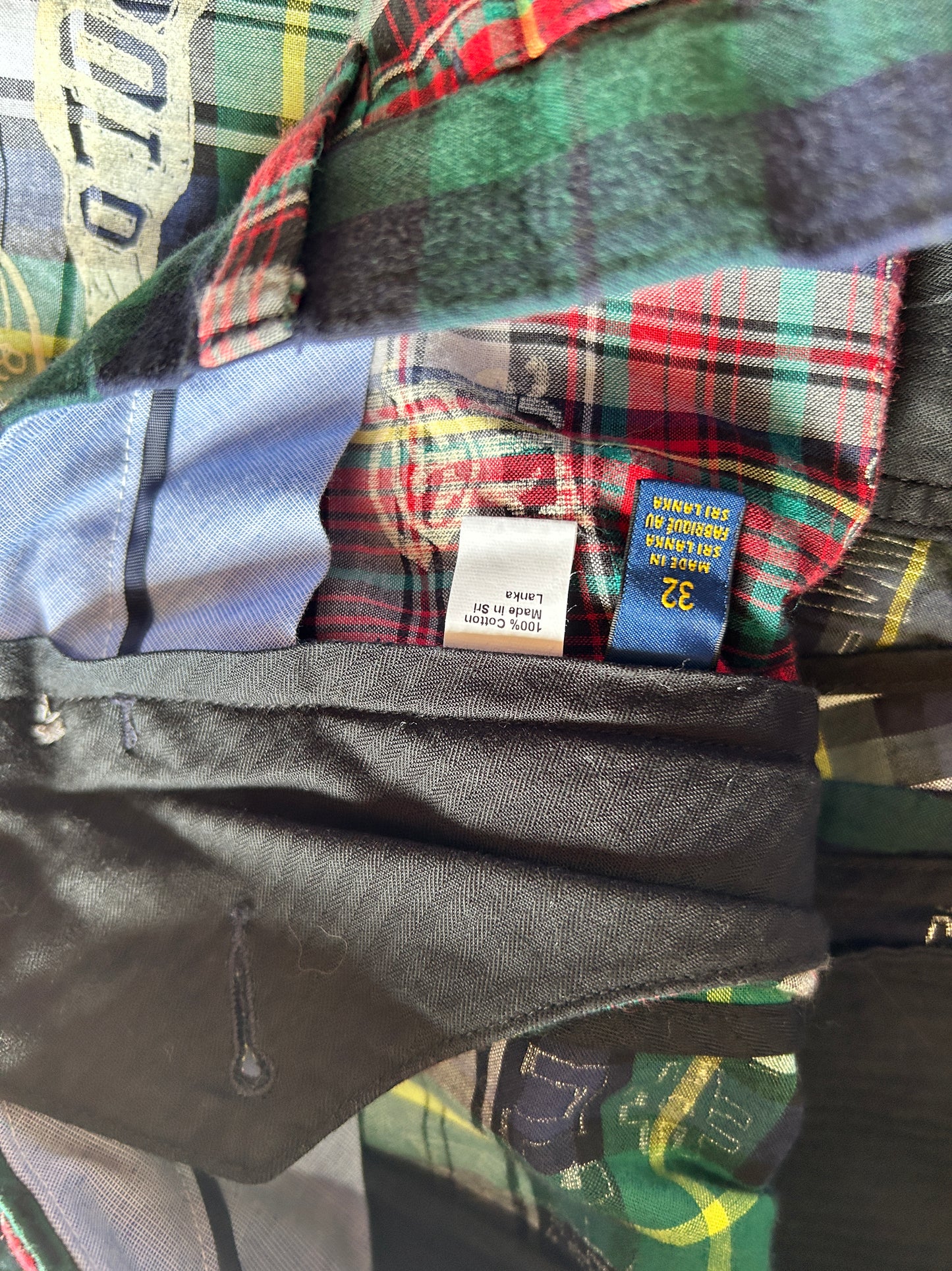 Polo Ralph Lauren Class of '67 Tigers Madras NY Skulls Chino Shorts (32W)