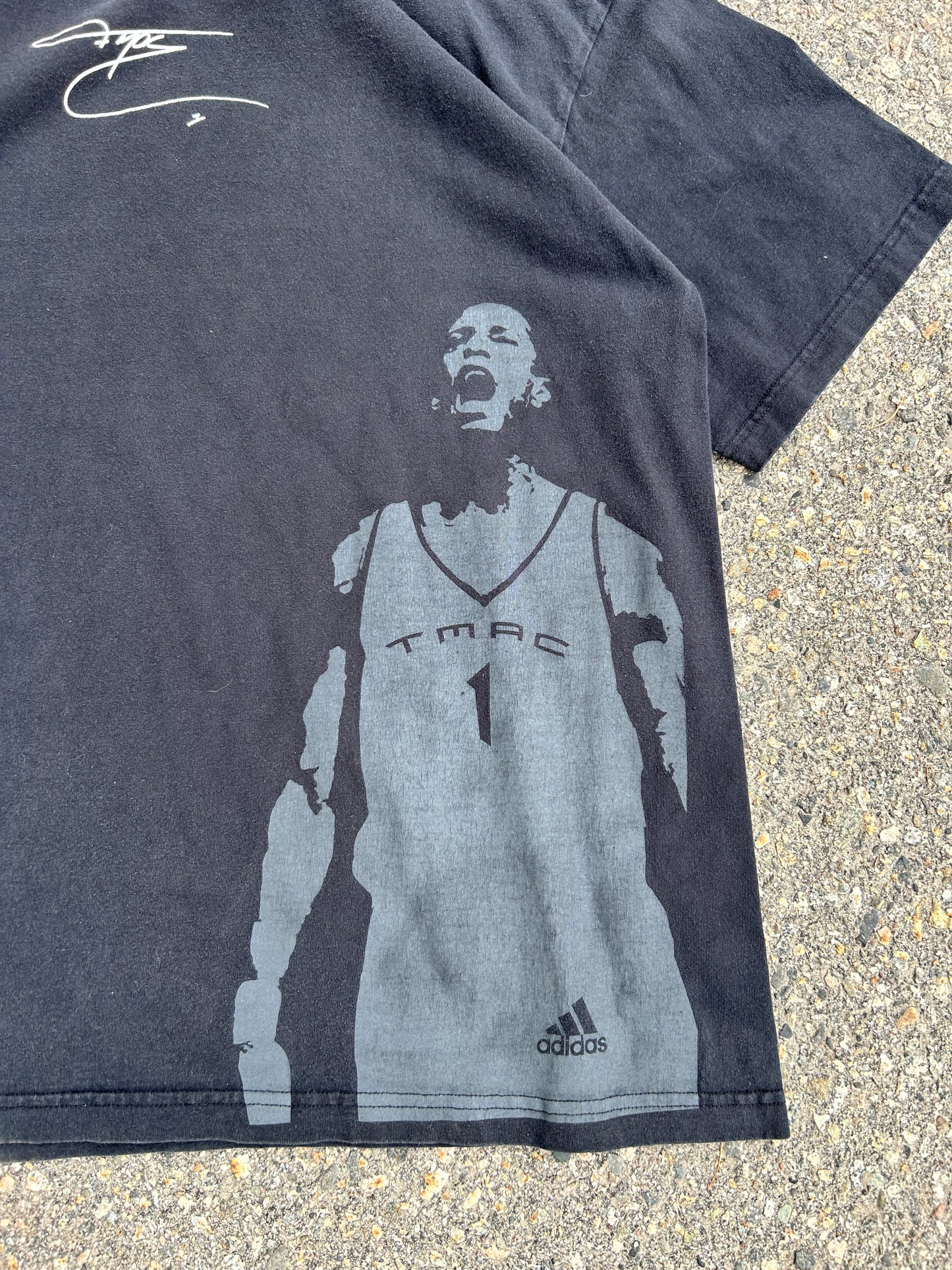 Vintage Adidas TMAC Signature Tee (2XL)
