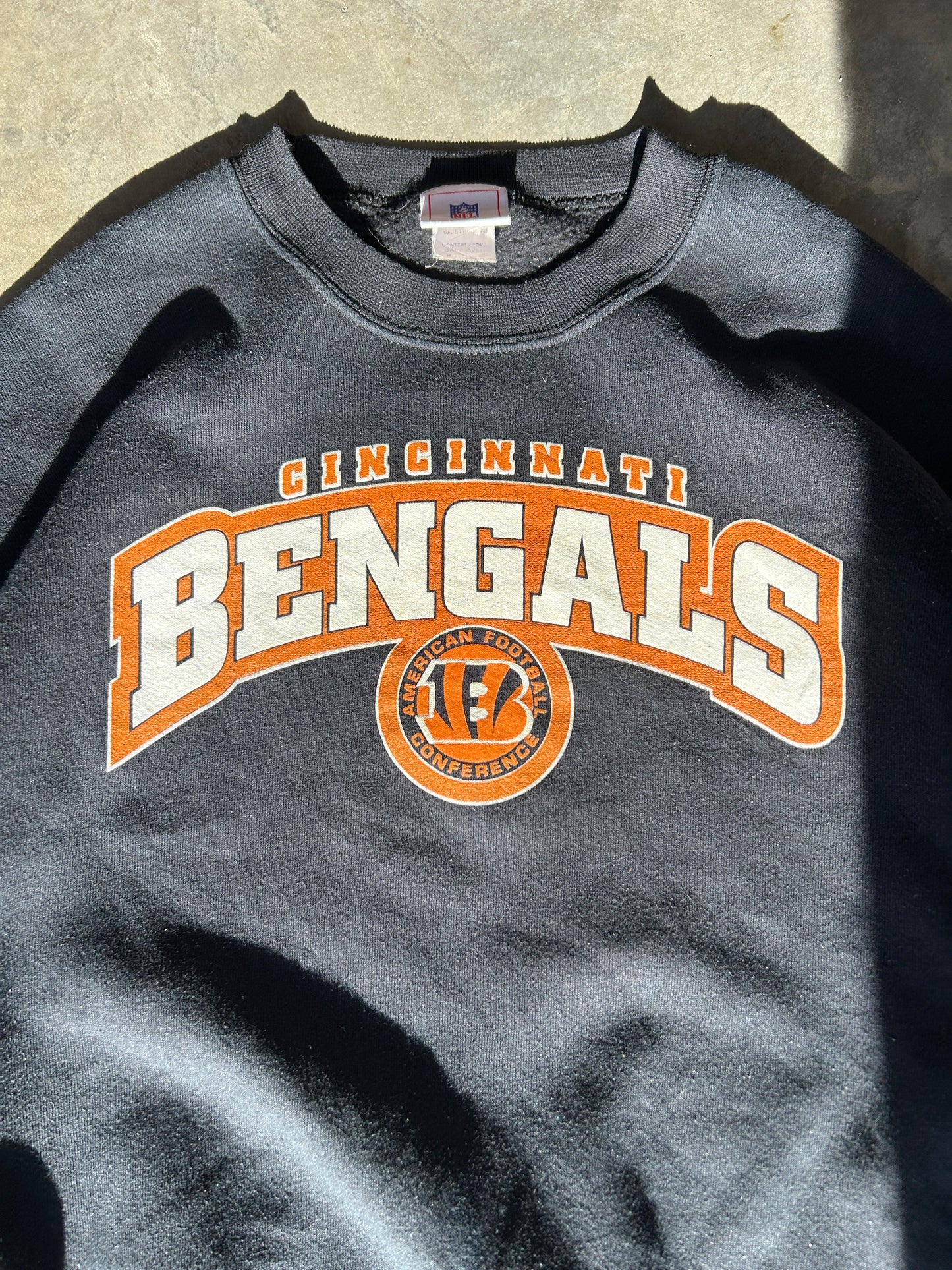 Black Cincinnati Bengals NFL Crewneck (XL)