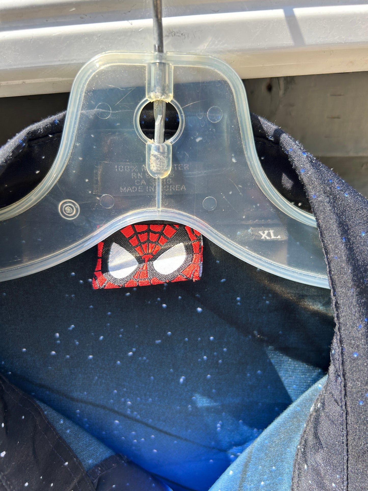 Vintage 2001 Spider-Man Lightning AOP Button Up (XL)