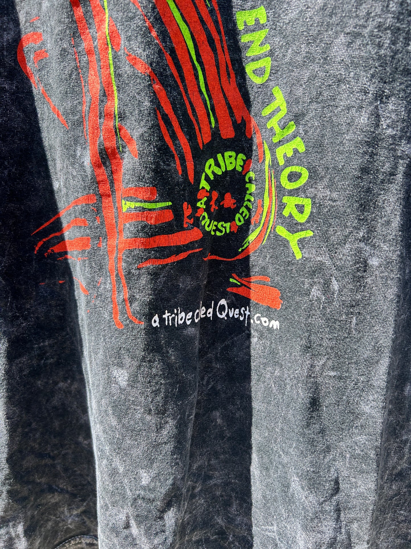 Tribe Called Quest Low End Theory Stonewash Graphic Tee (L)