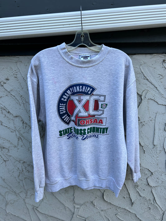 Vintage 1999 Ohio State Cross Country Crewneck (L)