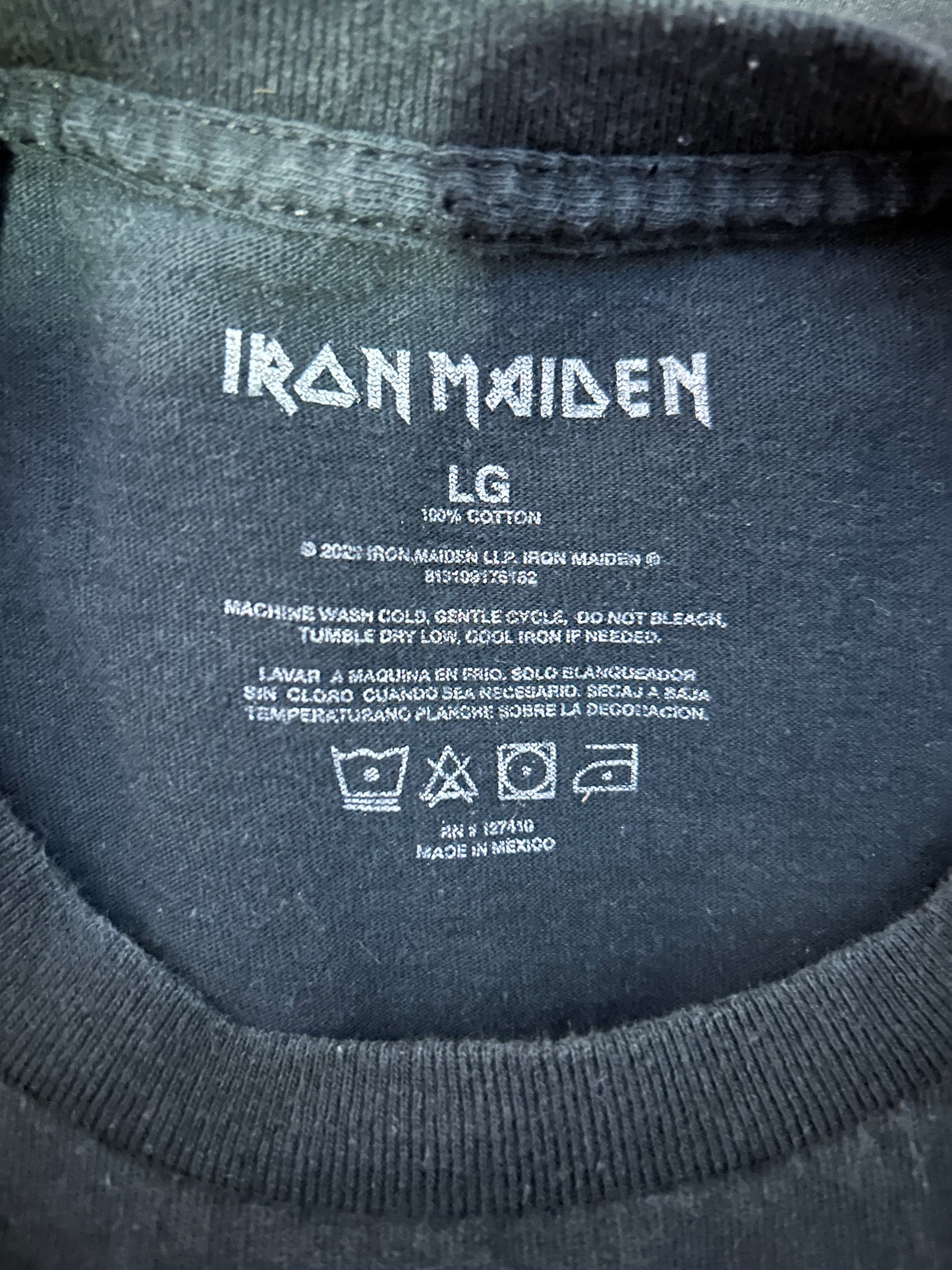 New School Iron Maiden Tee (L)