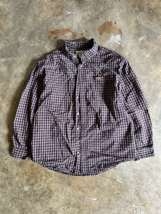 Vintage Carhartt Plaid Button Up (L)