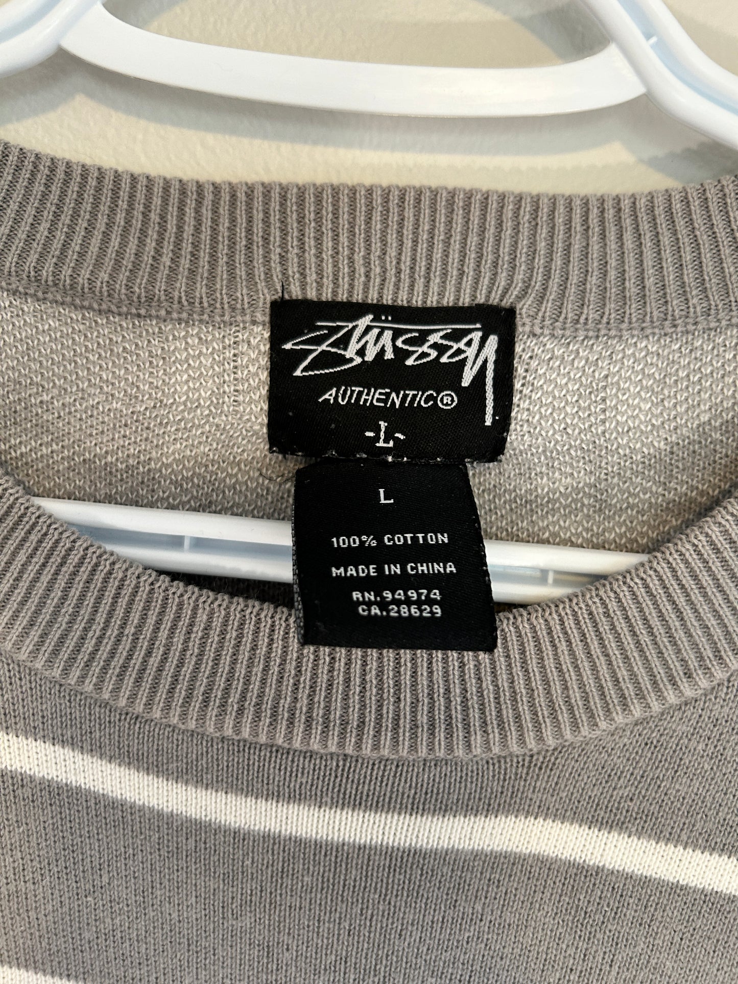 Stussy Striped Sweater (fits M)