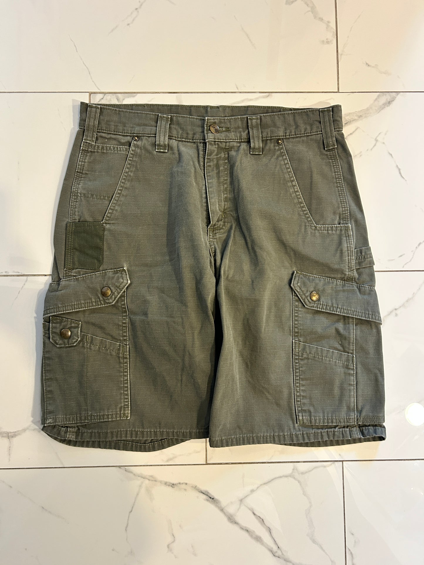 Green Carhartt Cargo Shorts (32W)