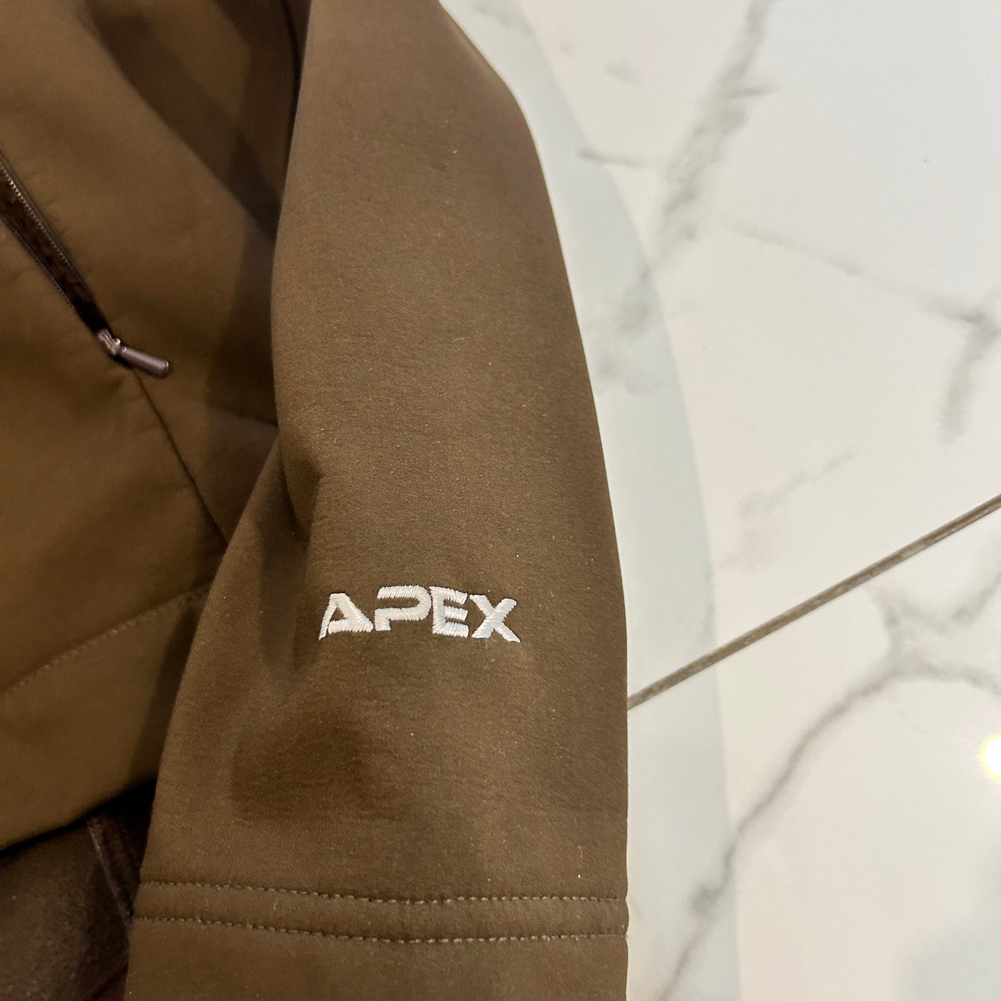 Brown North Face Apex Jacket (S)
