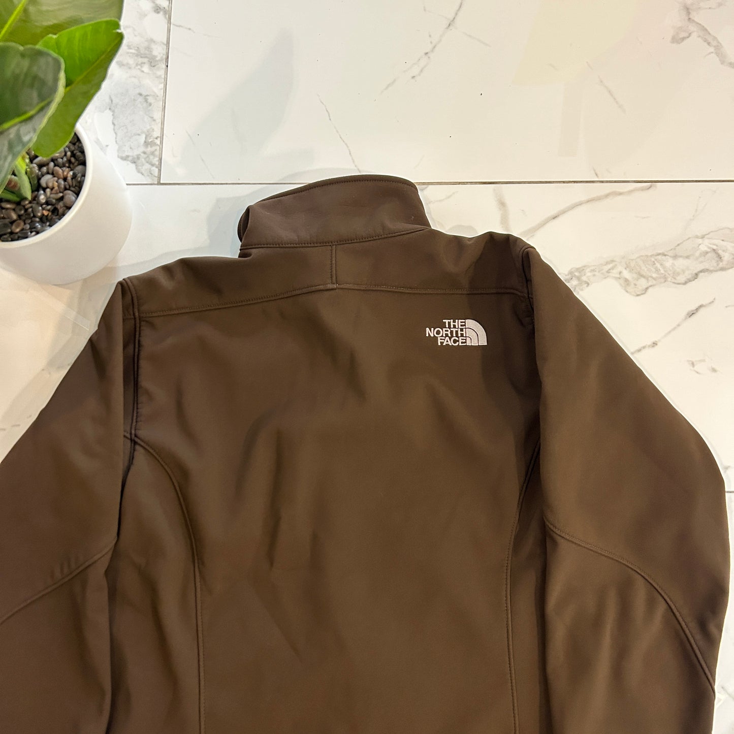 Brown North Face Apex Jacket (S)