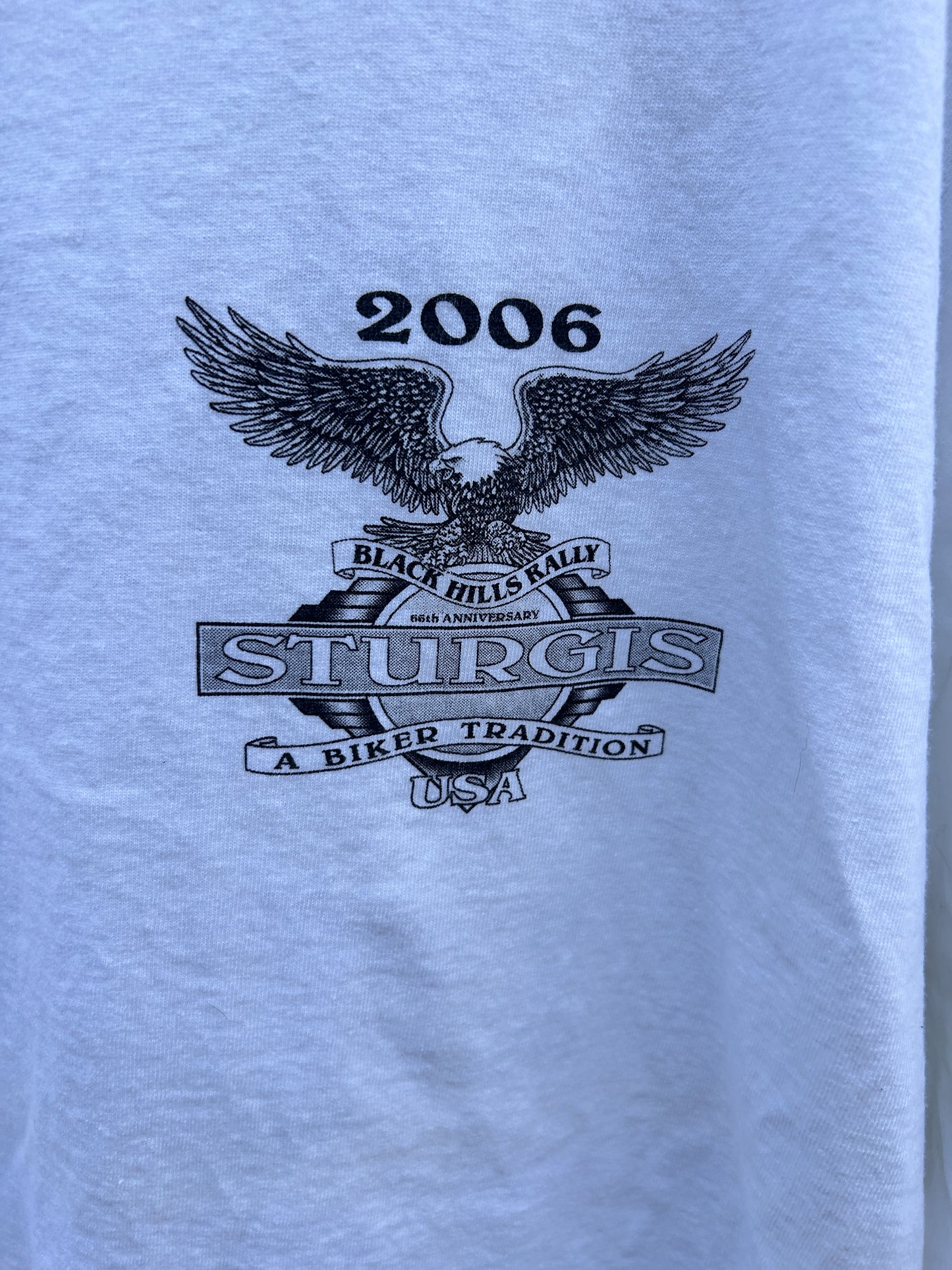 2006 White Sturgis Biker Tee (2XL)
